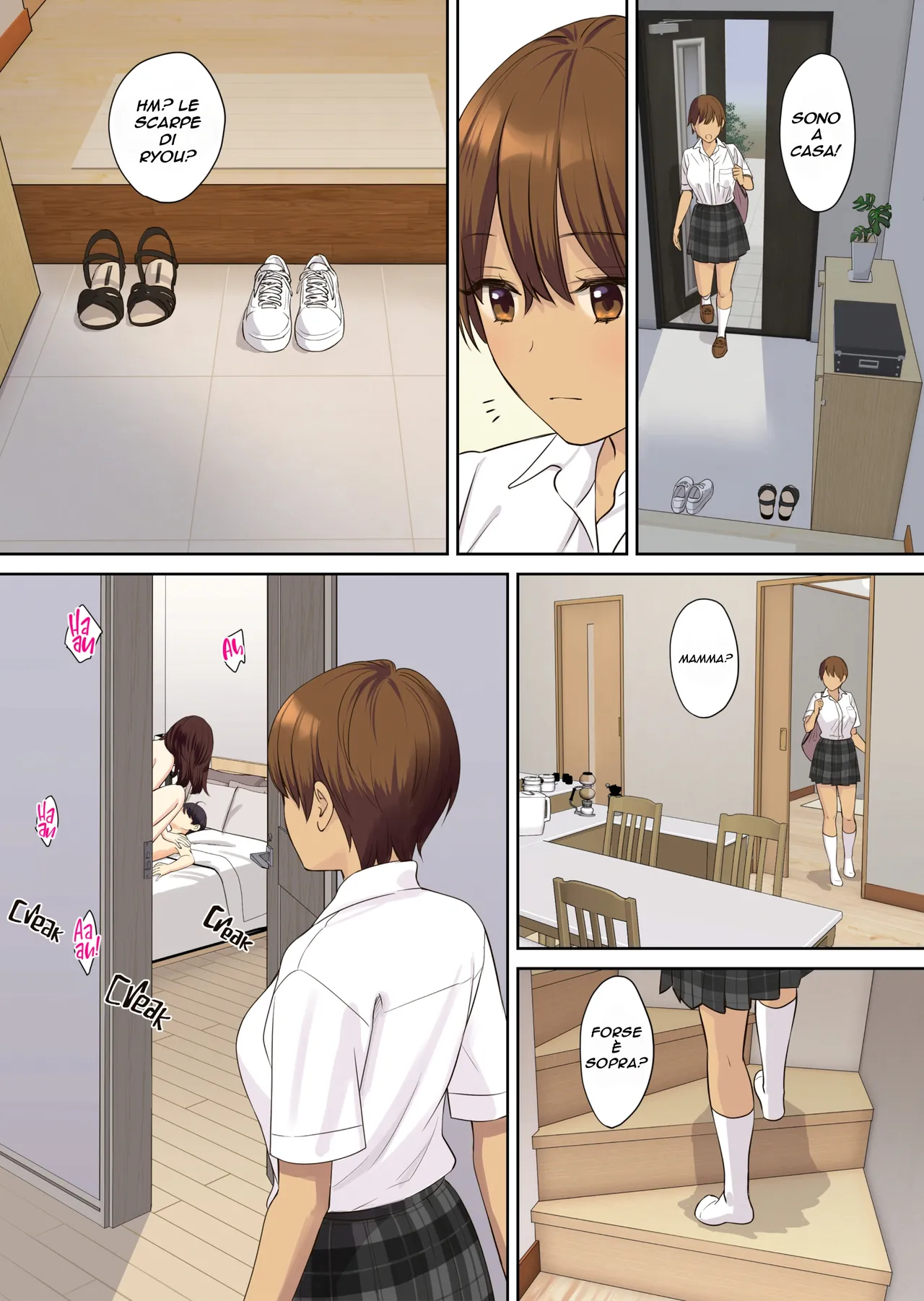 [Oshima Aki] Kanojo no Okaa-san ni Doutei o Ubawareru Hanashi 2 | La mamma della mia ragazza si è presa la mia verginità 2 [Italian] (Decensored) image number 21