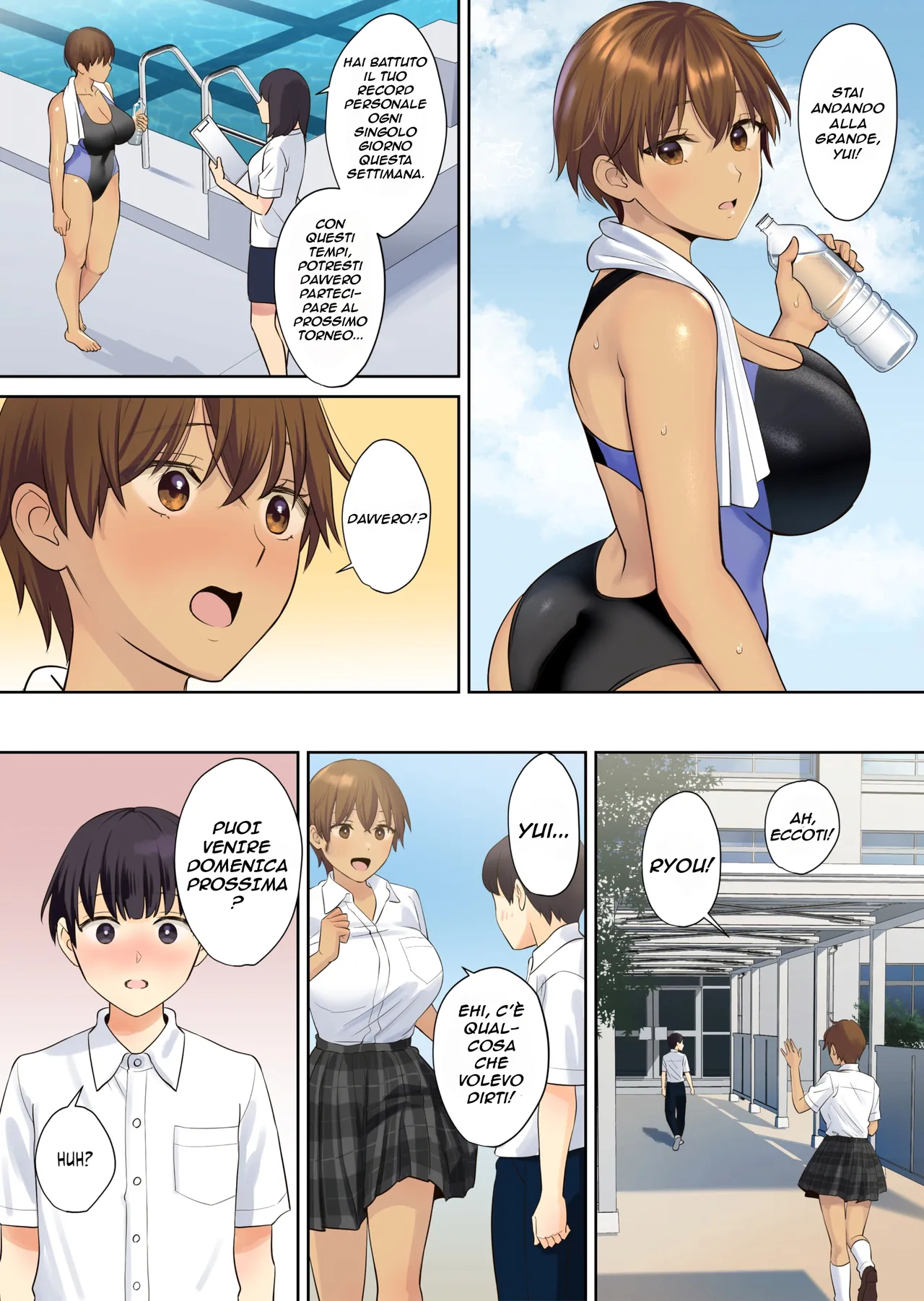 [Oshima Aki] Kanojo no Okaa-san ni Doutei o Ubawareru Hanashi 2 | La mamma della mia ragazza si è presa la mia verginità 2 [Italian] (Decensored) image number 49
