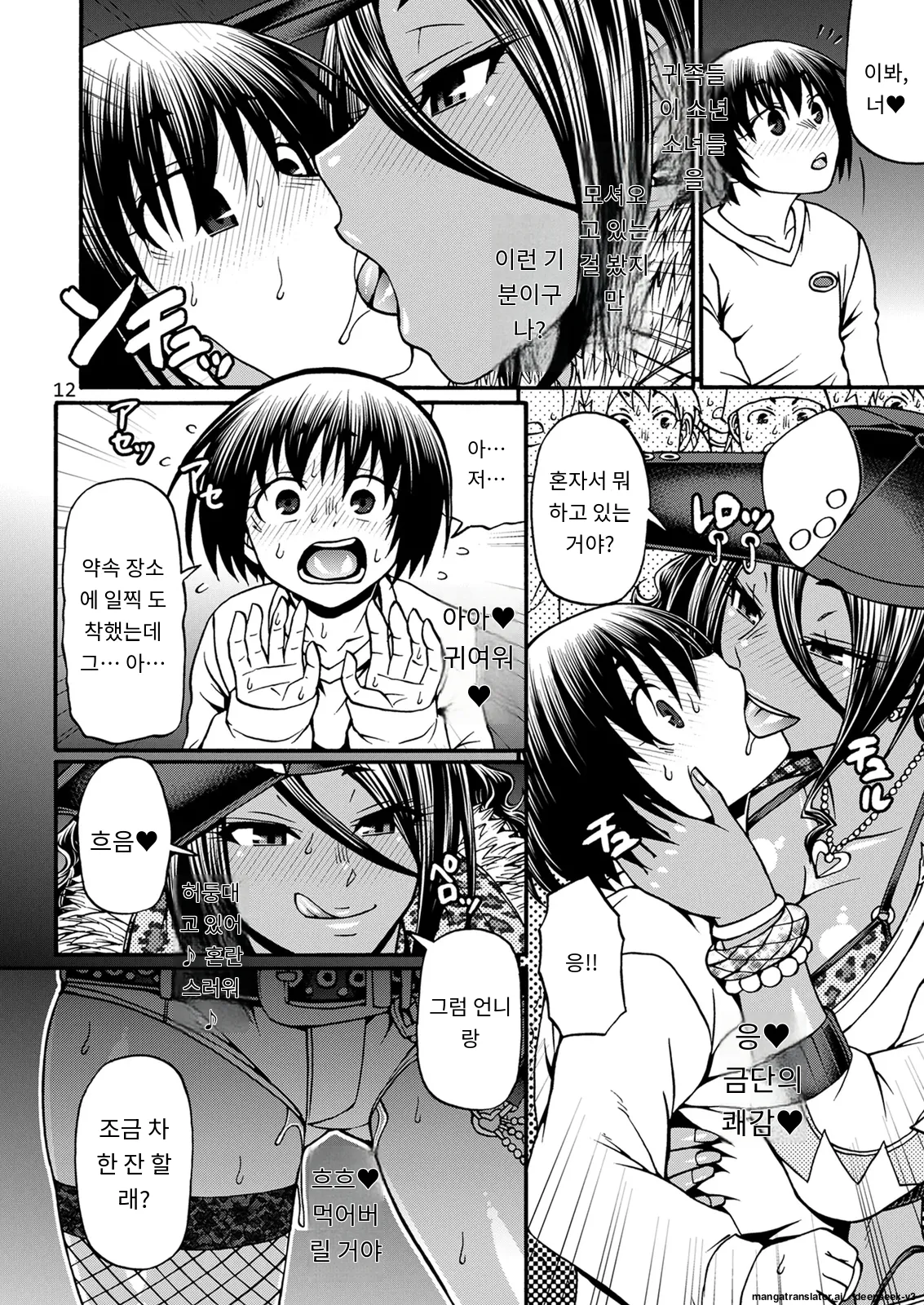 [CELLULOID-ACME (Chiba Toshirou)] Black Witches 01 [Digital] [Korean_ai] изображение № 12