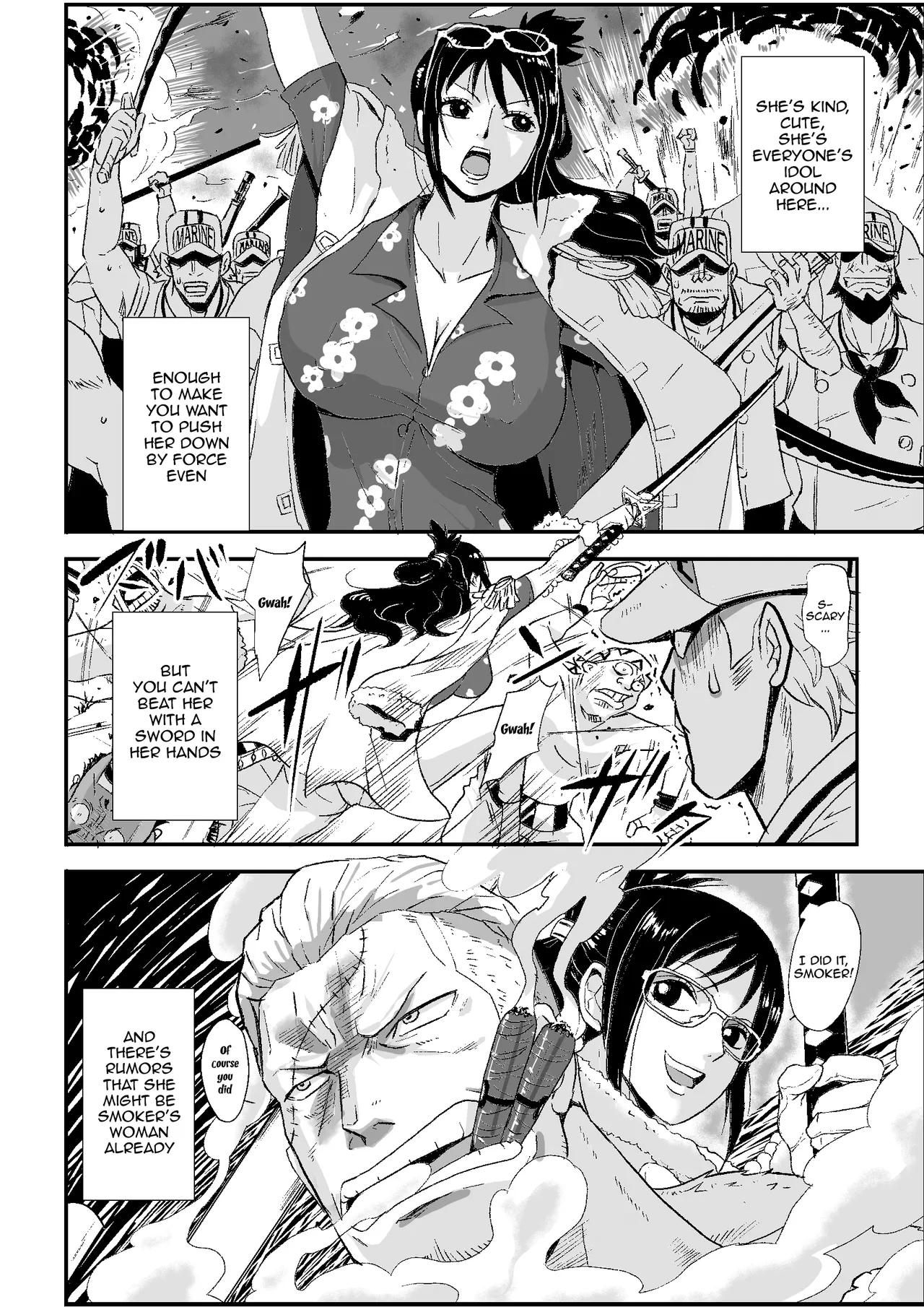 [Oukokusan (Kakutou Oukoku)] Kaigun no Onna | A Woman In The Marines (One Piece) [English] {Doujins.com} image number 5