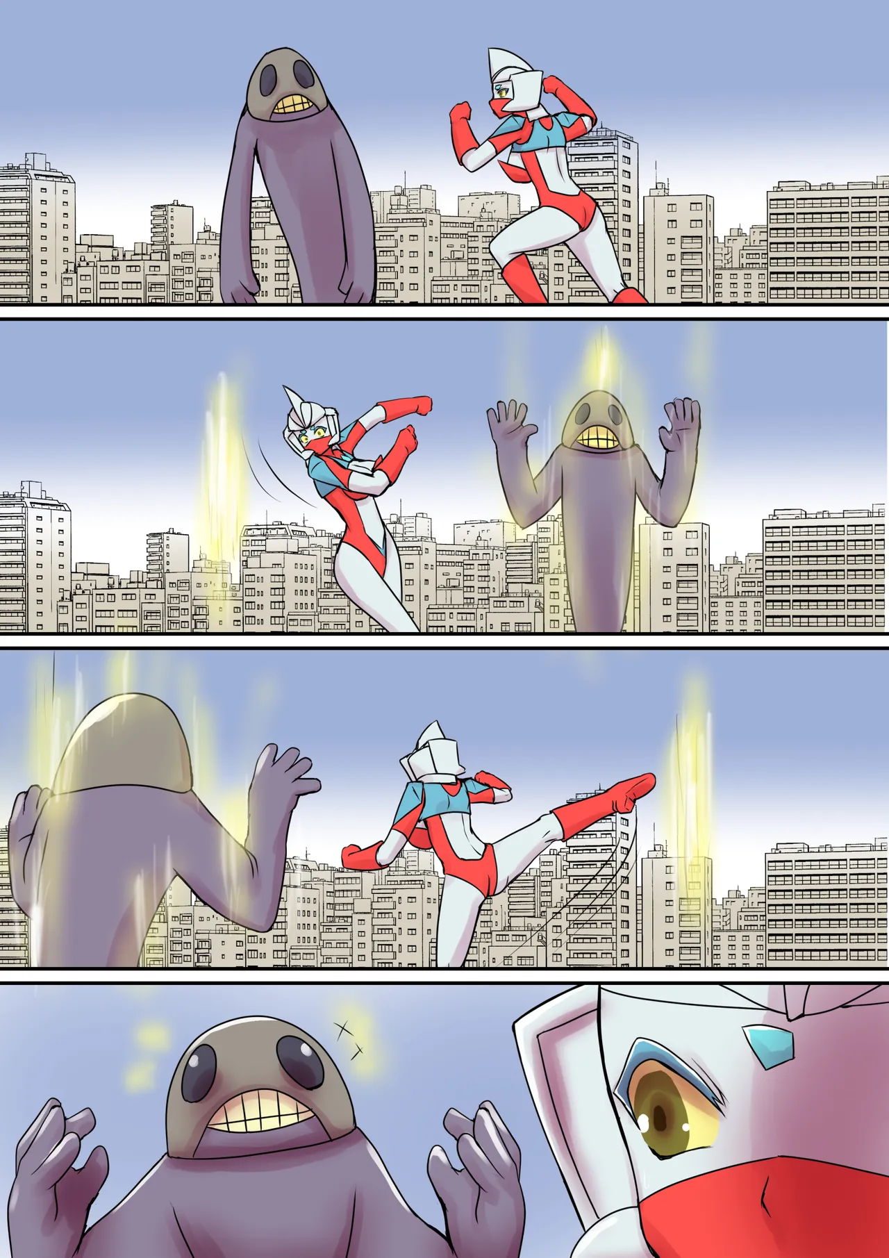 [Elephant Jelly] Tokusatsu Heroine Series - Rusty Comet Ch. 6  ontex image number 9