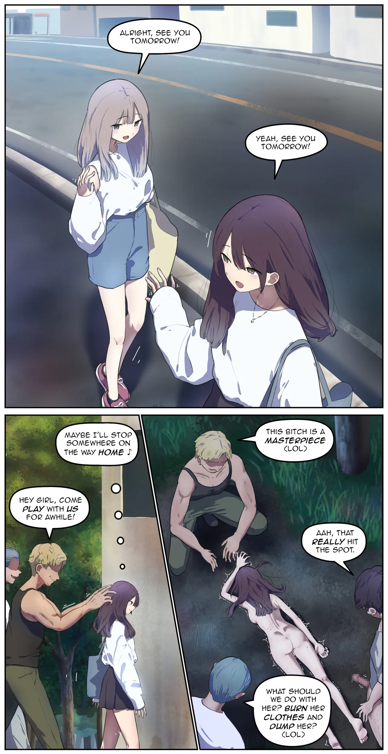 On the way home, at the barn at night part2 【Translated by kochakaden】 图片编号 1