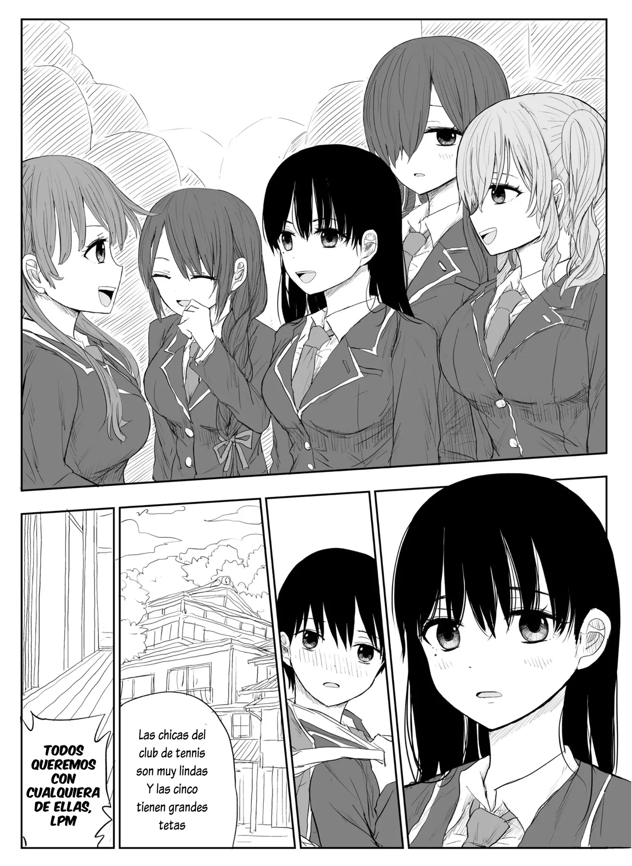 [Haitoku no Mori (Moria)] Trauma Shuugakuryokou -Boku wa Ano Ko to Yarichin no Kiss Hame Kansokusha-｜Excursión Escolar Traumática -Fui Testigo de los Besos y el Sexo de mi Crush con el Mujeriego de la Clase- [Spanish] [Lovely Diablesse Scan] 图片编号 4