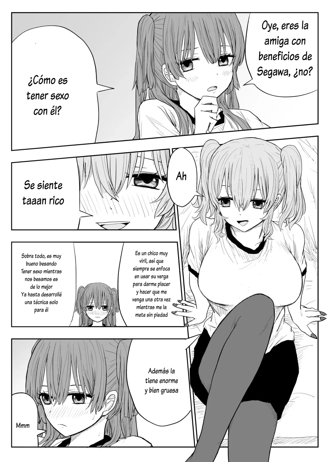 [Haitoku no Mori (Moria)] Trauma Shuugakuryokou -Boku wa Ano Ko to Yarichin no Kiss Hame Kansokusha-｜Excursión Escolar Traumática -Fui Testigo de los Besos y el Sexo de mi Crush con el Mujeriego de la Clase- [Spanish] [Lovely Diablesse Scan] 图片编号 11