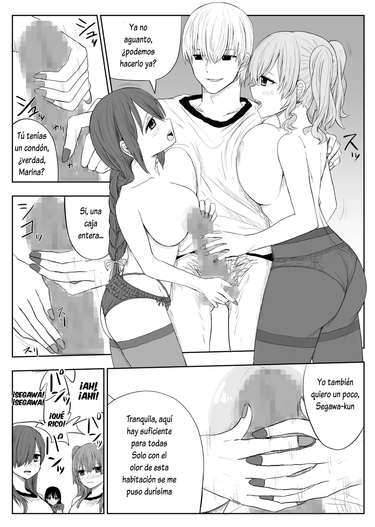 [Haitoku no Mori (Moria)] Trauma Shuugakuryokou -Boku wa Ano Ko to Yarichin no Kiss Hame Kansokusha-｜Excursión Escolar Traumática -Fui Testigo de los Besos y el Sexo de mi Crush con el Mujeriego de la Clase- [Spanish] [Lovely Diablesse Scan] 图片编号 14