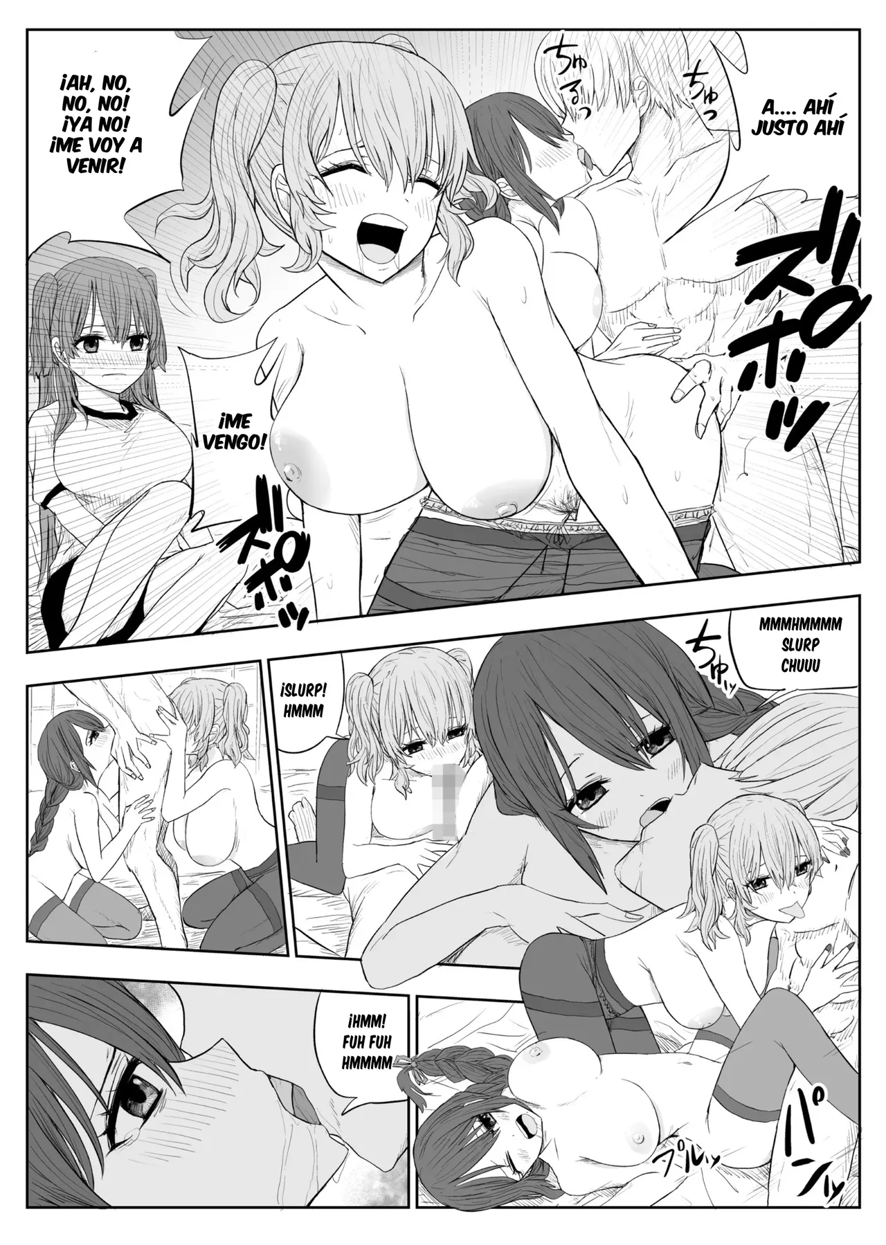 [Haitoku no Mori (Moria)] Trauma Shuugakuryokou -Boku wa Ano Ko to Yarichin no Kiss Hame Kansokusha-｜Excursión Escolar Traumática -Fui Testigo de los Besos y el Sexo de mi Crush con el Mujeriego de la Clase- [Spanish] [Lovely Diablesse Scan] 图片编号 15