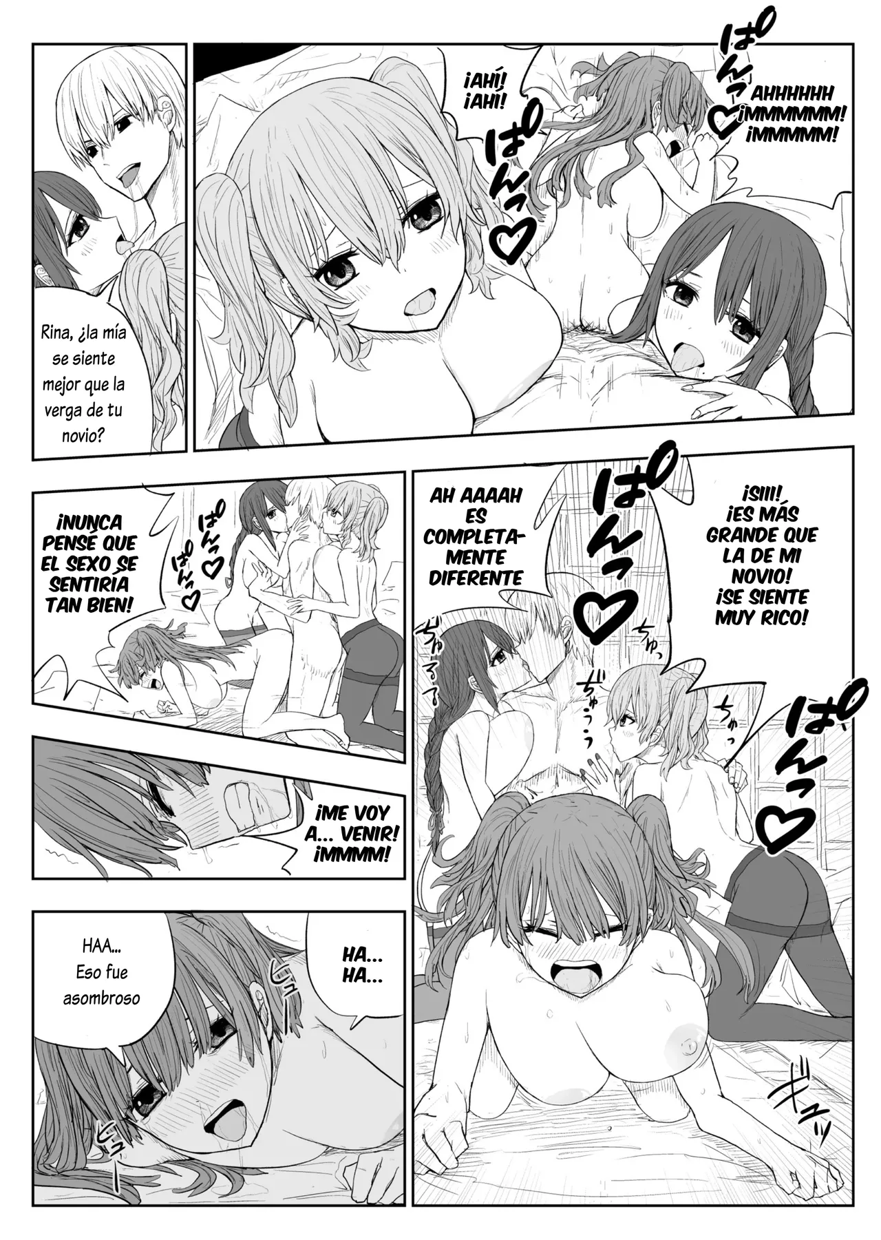 [Haitoku no Mori (Moria)] Trauma Shuugakuryokou -Boku wa Ano Ko to Yarichin no Kiss Hame Kansokusha-｜Excursión Escolar Traumática -Fui Testigo de los Besos y el Sexo de mi Crush con el Mujeriego de la Clase- [Spanish] [Lovely Diablesse Scan] 图片编号 17