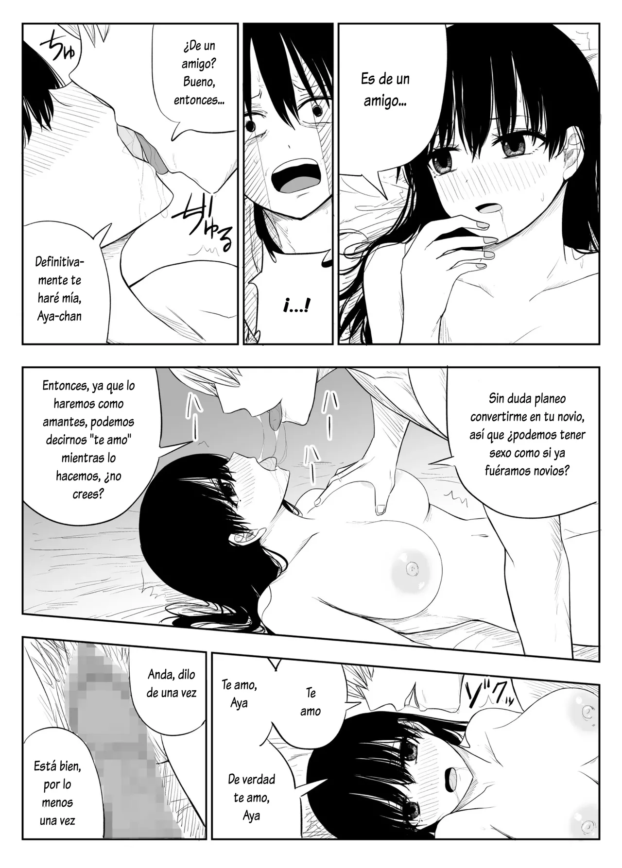 [Haitoku no Mori (Moria)] Trauma Shuugakuryokou -Boku wa Ano Ko to Yarichin no Kiss Hame Kansokusha-｜Excursión Escolar Traumática -Fui Testigo de los Besos y el Sexo de mi Crush con el Mujeriego de la Clase- [Spanish] [Lovely Diablesse Scan] 图片编号 42