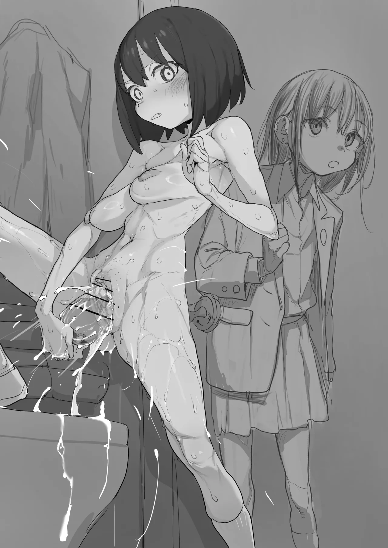 [あっくす] ドアの前に本人がいるのに友達の飲みかけペットボトルオナニーがやめられない 画像番号 20