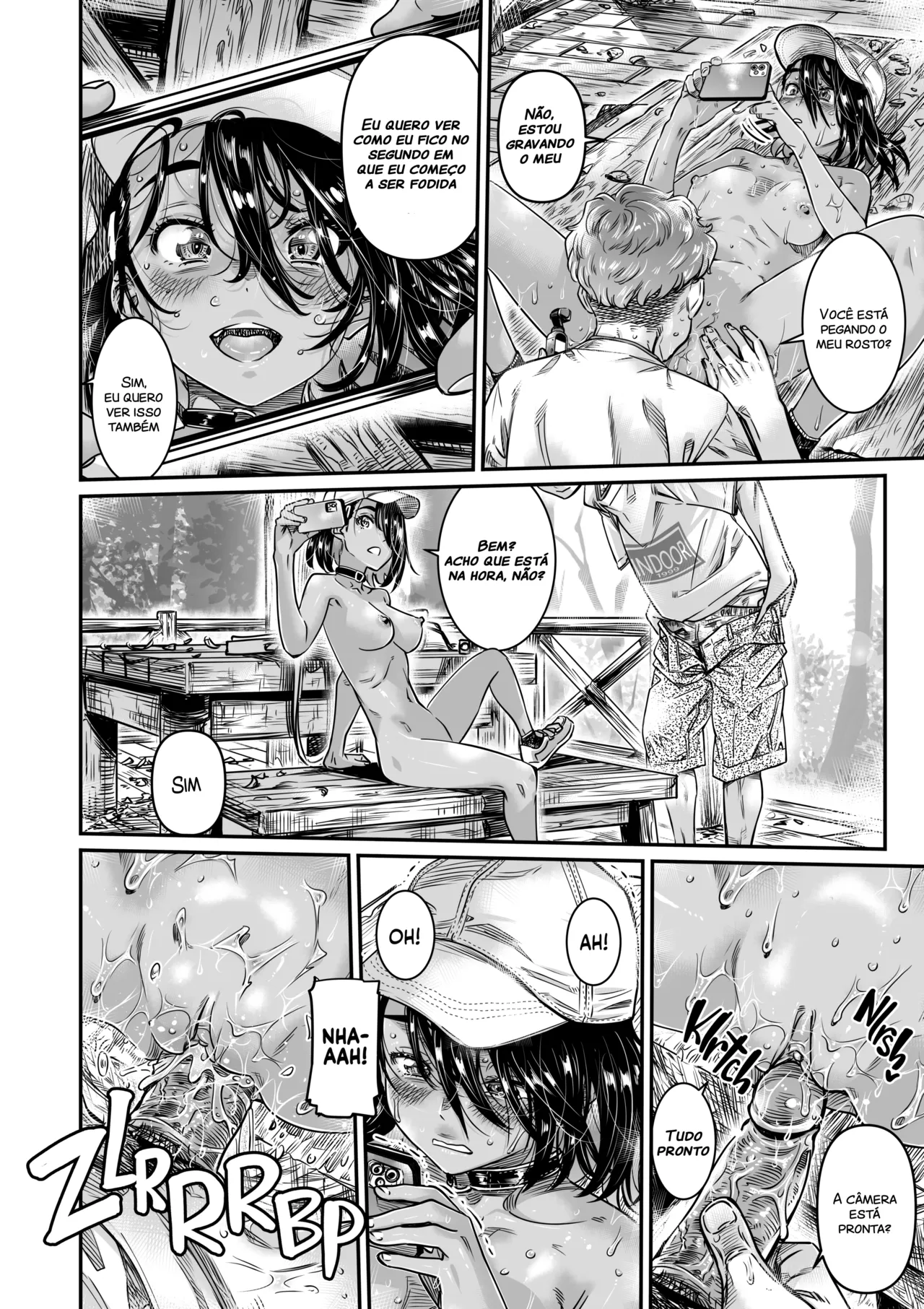 [Burning Shimai (MARUTA)] Hiyake no Zenra Girl wa, Doutei o Sotsugyou shita bakari no Senpai ni Hamedori saseru | A ex-ciclista bronzeada quer fazer uma gravação de sexo exibicionista com seu ex-senpai virgem [Portuguese-BR] [Decensored] 画像番号 17