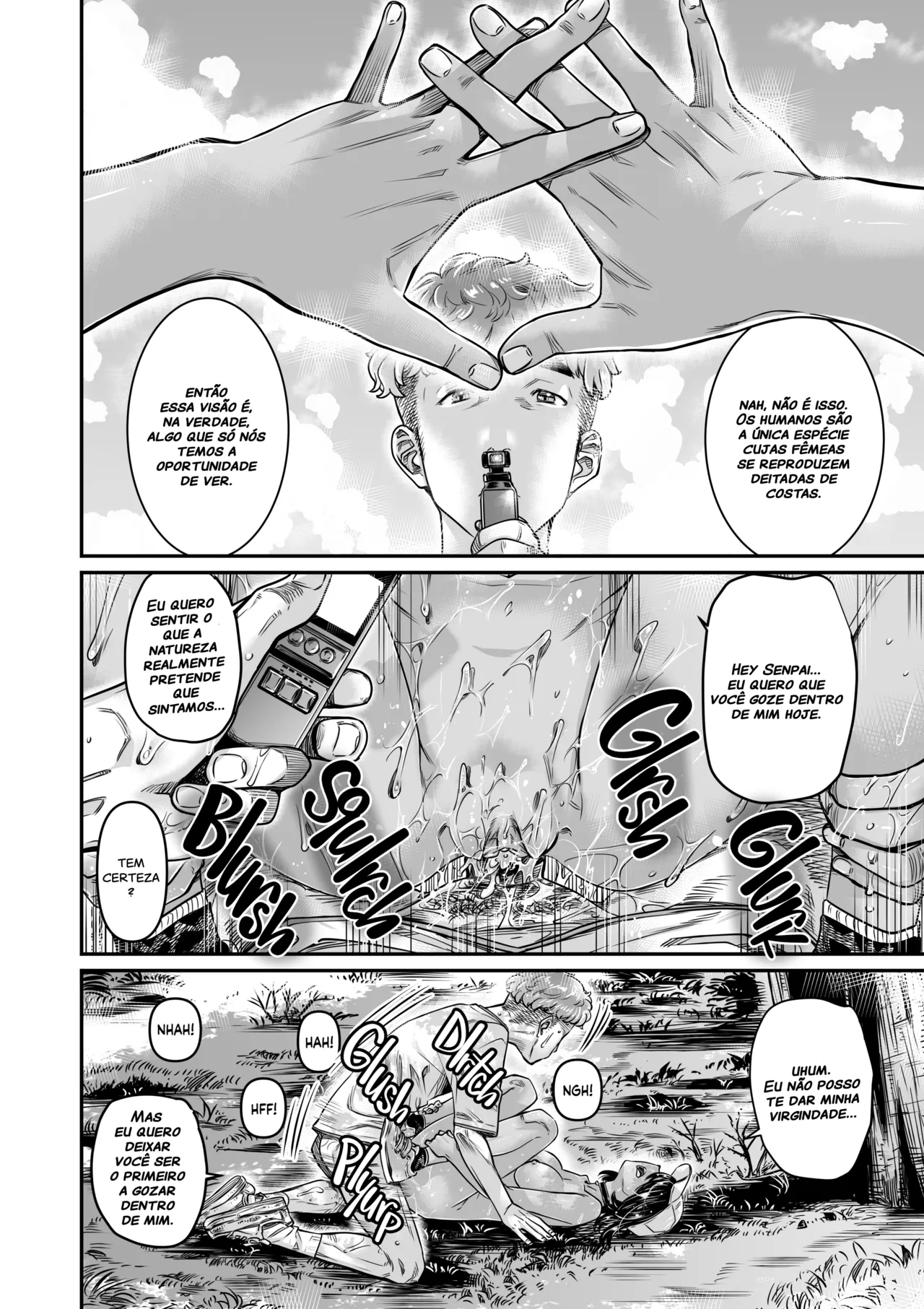 [Burning Shimai (MARUTA)] Hiyake no Zenra Girl wa, Doutei o Sotsugyou shita bakari no Senpai ni Hamedori saseru | A ex-ciclista bronzeada quer fazer uma gravação de sexo exibicionista com seu ex-senpai virgem [Portuguese-BR] [Decensored] 画像番号 27