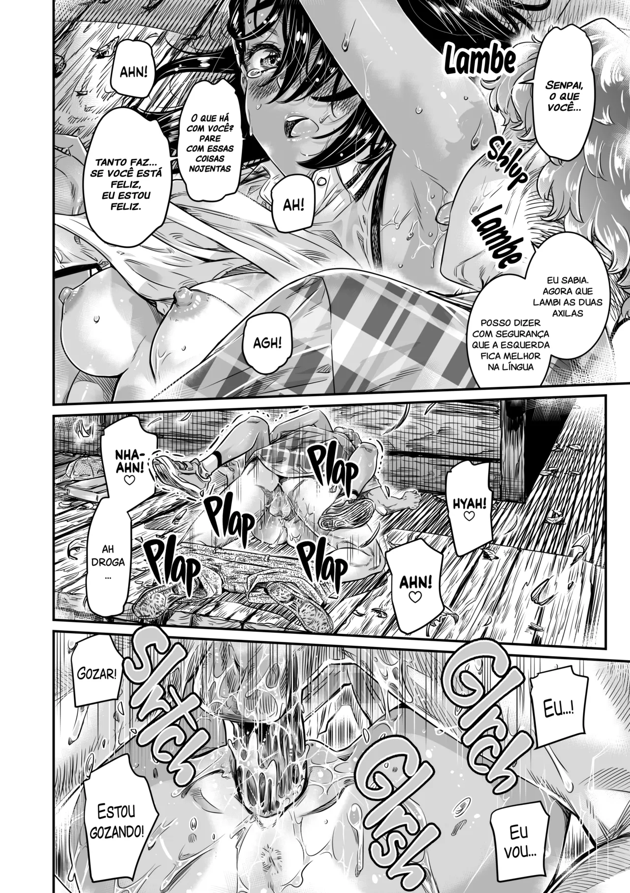 [Burning Shimai (MARUTA)] Hiyake no Bitch Shoujo wa, Doutei no Senpai o Yagai Sex ni Sasou | A ciclista bronzeada da cidade colocou seus olhos exibicionistas pervertidos em seu senpai virgem [Portuguese-BR] [Decensored] изображение № 27