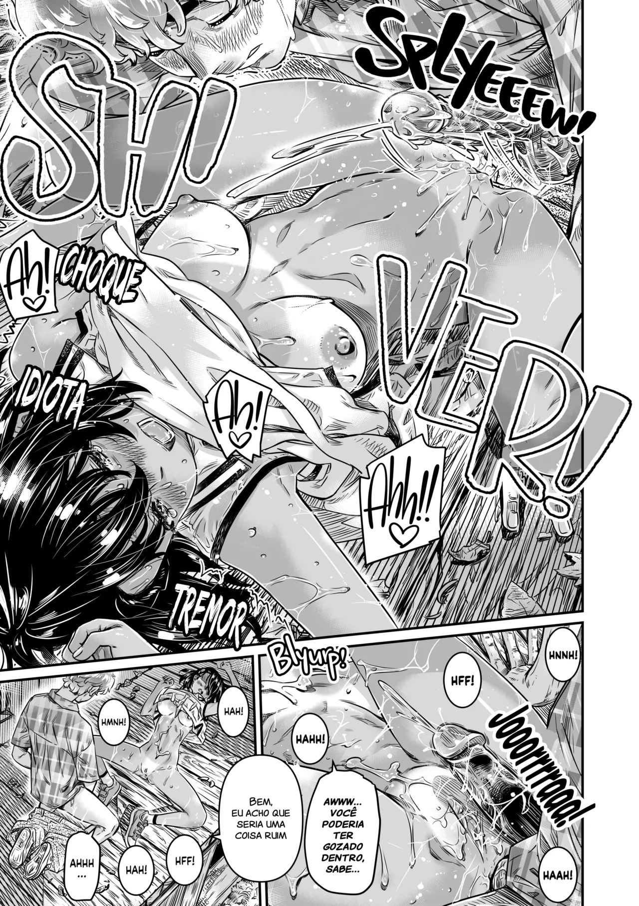 [Burning Shimai (MARUTA)] Hiyake no Bitch Shoujo wa, Doutei no Senpai o Yagai Sex ni Sasou | A ciclista bronzeada da cidade colocou seus olhos exibicionistas pervertidos em seu senpai virgem [Portuguese-BR] [Decensored] изображение № 28