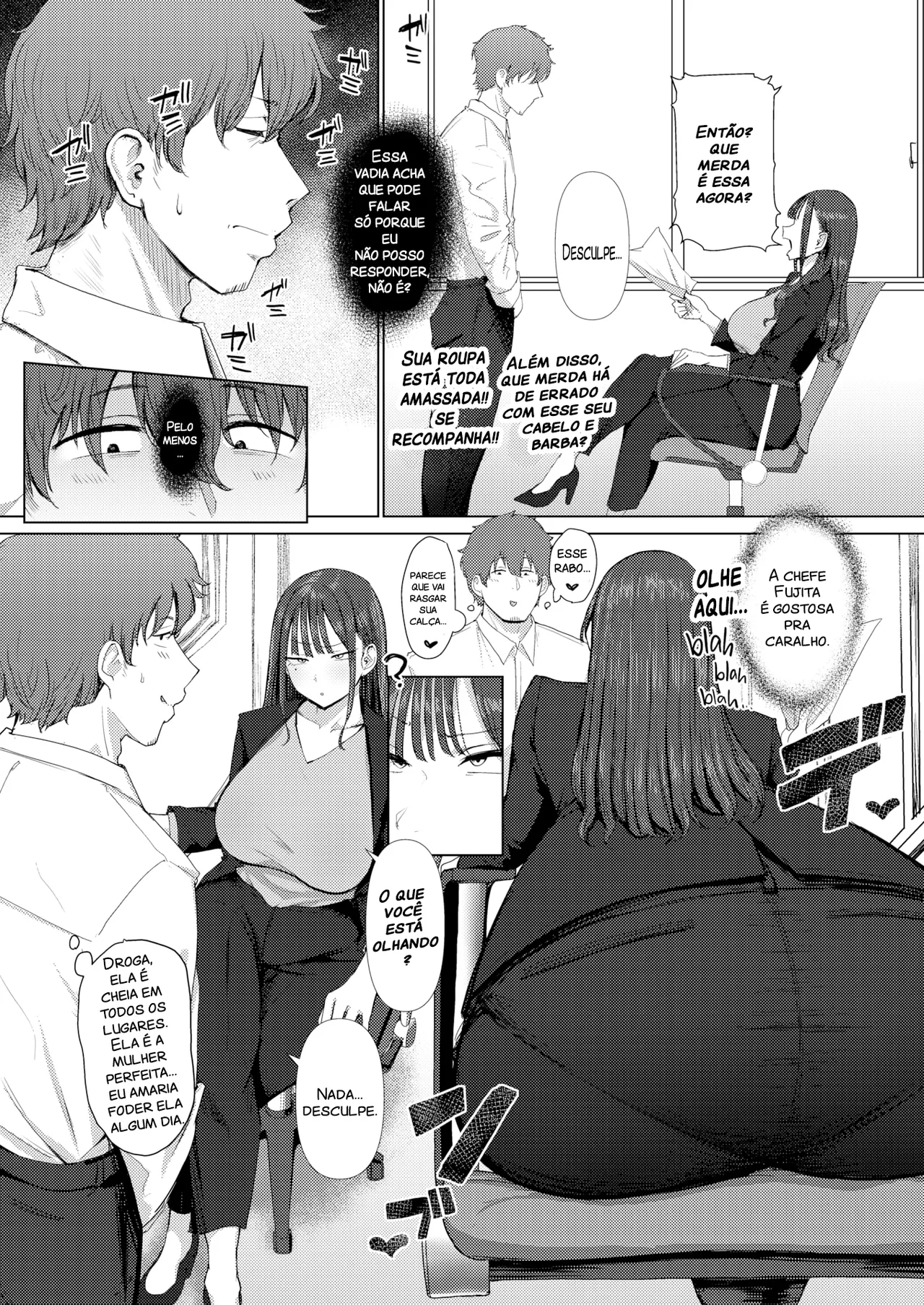 [Eco Heeky] Blackmailing My Boss Using My Power To Recognize Women By Their Asses (Uncensored) [Portuguese-BR] 이미지 번호 2