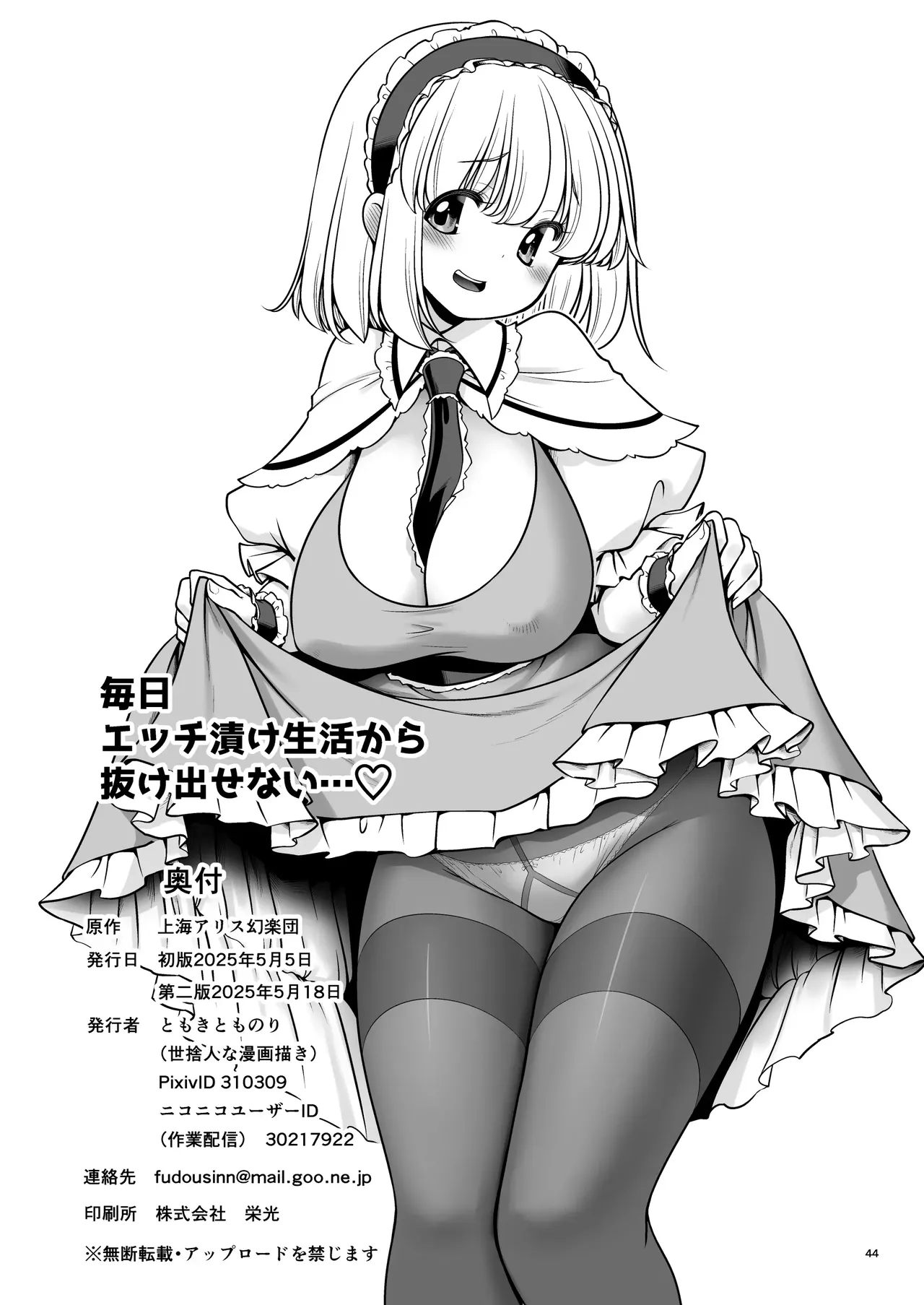 [Yosutebito na Mangakaki (Tomoki Tomonori)] Mainichi Ecchi Zuke Seikatsu kara Nukedasenai | 매일 야한거에 절여진 삶에서 벗어날 수 없어 (Touhou Project) [Korean] [Digital] numero di immagine  44