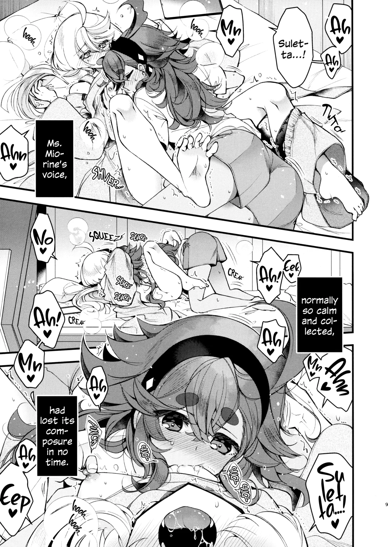 (C103) [Alkaloid (Izumiya Otoha)] Koi to Yobu ni wa | Too Deep to Call Love (Mobile Suit Gundam: The Witch from Mercury) [English] Bildnummer 8