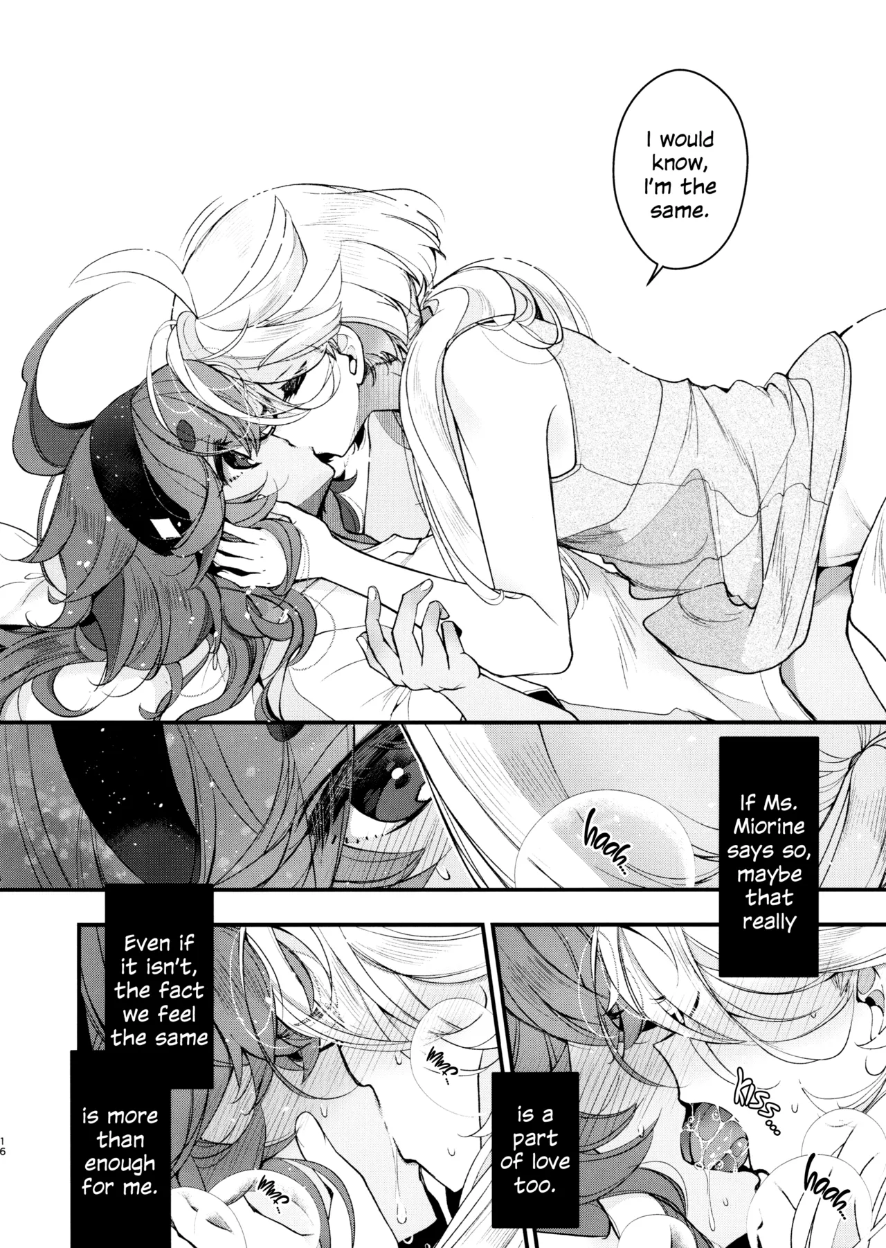 (C103) [Alkaloid (Izumiya Otoha)] Koi to Yobu ni wa | Too Deep to Call Love (Mobile Suit Gundam: The Witch from Mercury) [English] Bildnummer 15