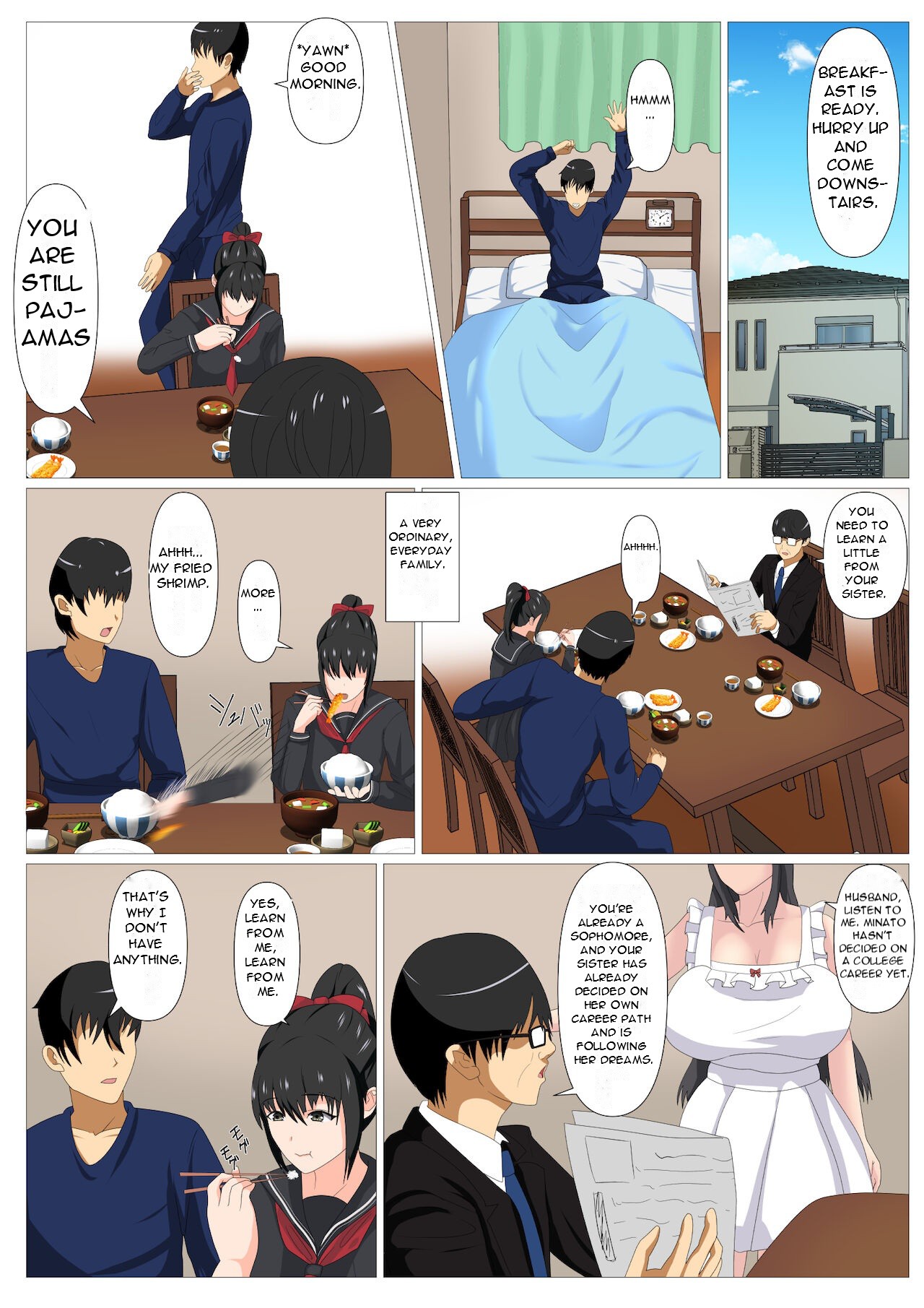 [Stew Ni Gohan] Hadaka no Haha ni Yokujou Shite - Lusting for My Naked Mother [English][DarklordMTLs] image number 3