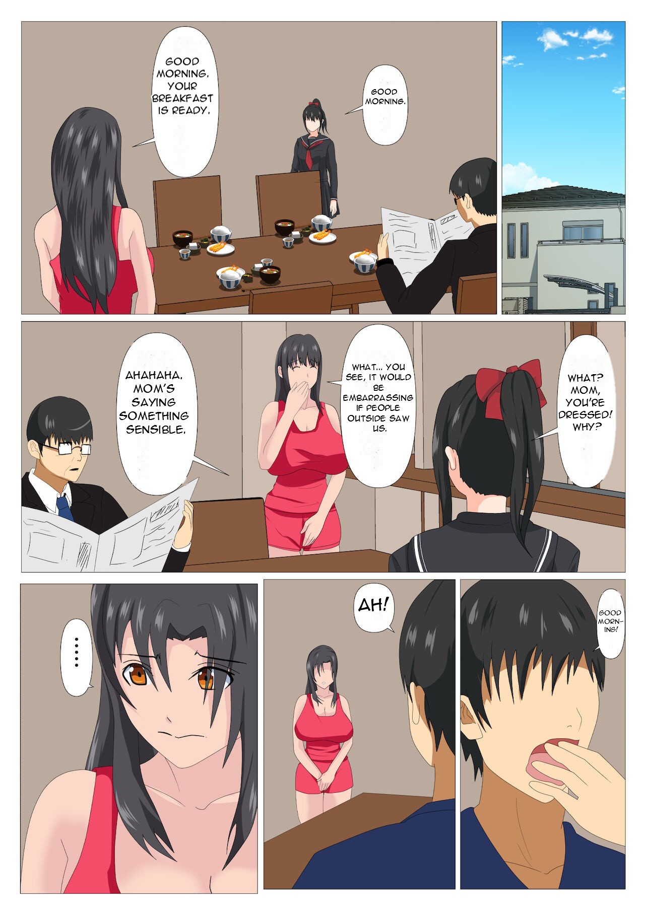 [Stew Ni Gohan] Hadaka no Haha ni Yokujou Shite - Lusting for My Naked Mother [English][DarklordMTLs] image number 19