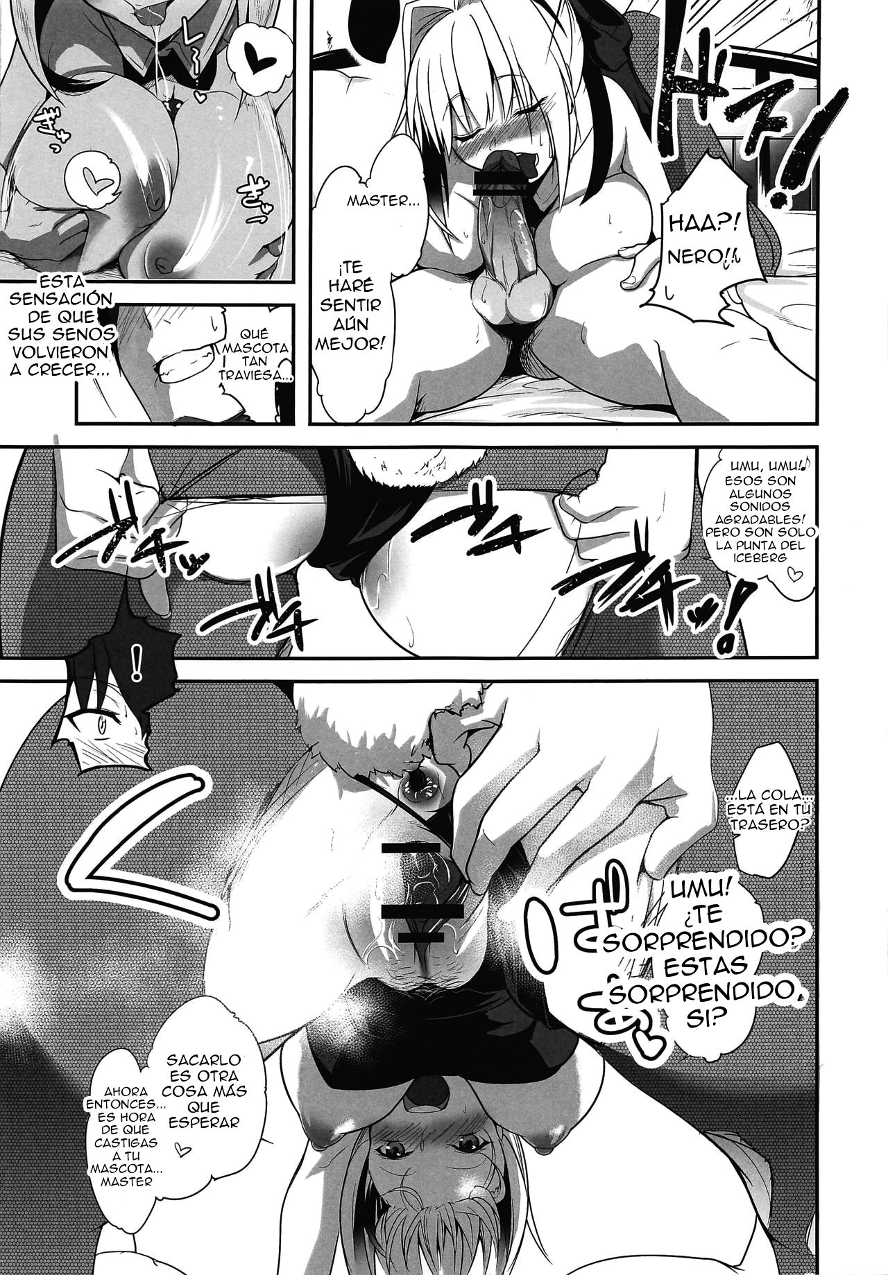(COMIC1☆15) [Momoiro Sugoroku (Shisui Ao)] Nero-chama to Issho ~Cosplay Ecchi~ (Fate/EXTRA) [Spanish] изображение № 8