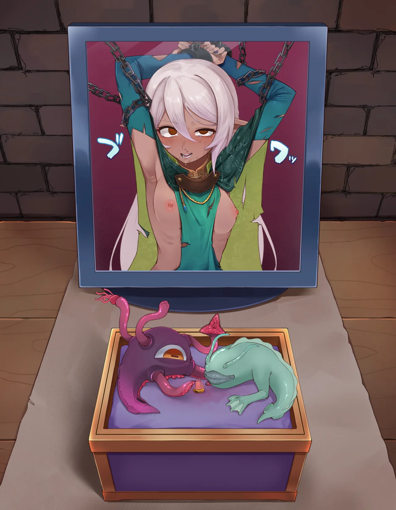 [憂愁カスターニャ]クリボックス快楽○問 ～魔王の手下は快楽に堕ちる～ image number 86