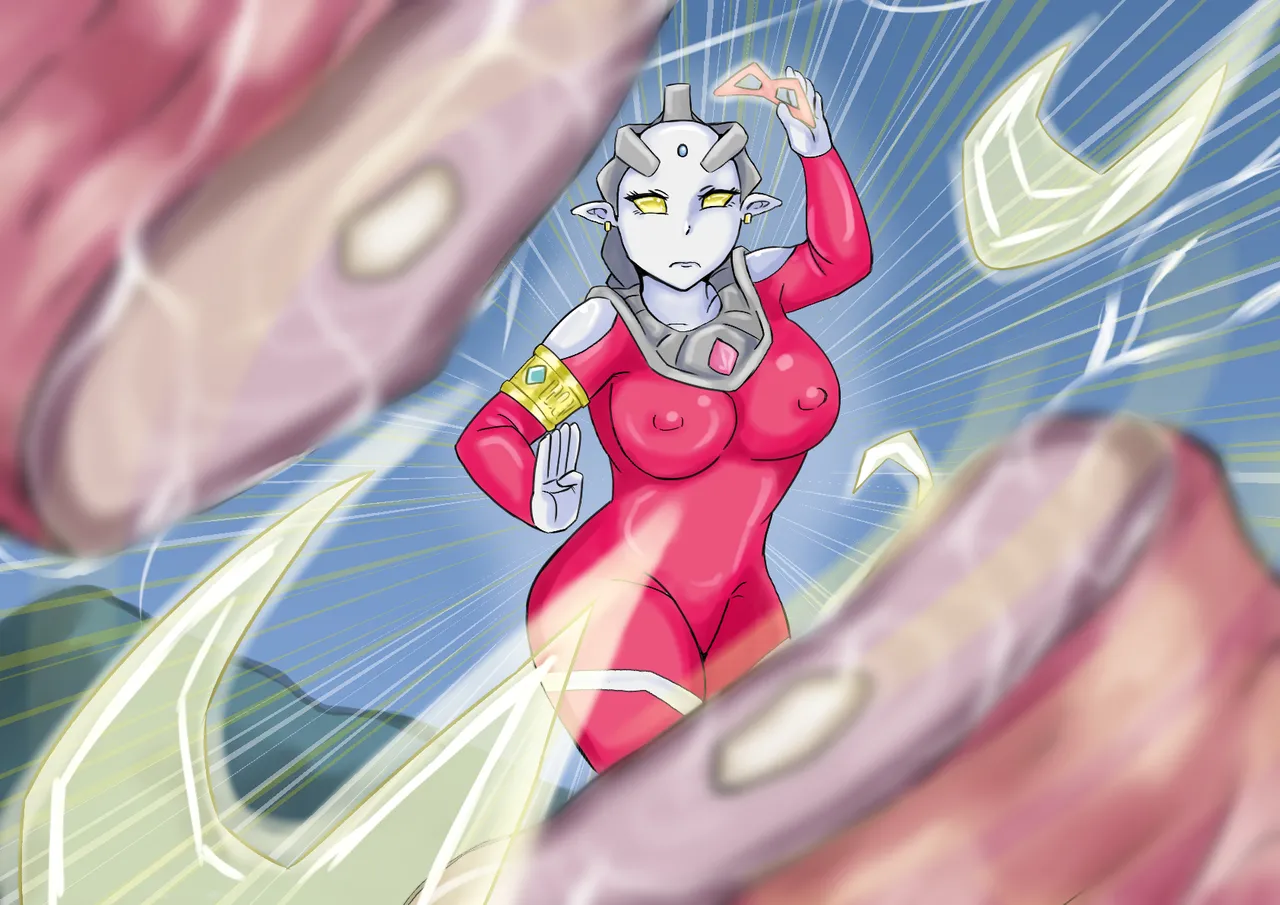 【缶ズメ工場 】巨大ヒロイン対巨大ロボット 凶悪ロボット襲来!! изображение № 71