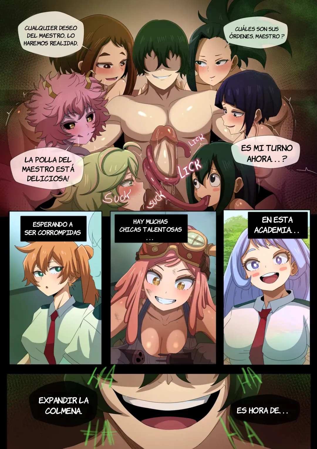 [Smilingdog] Heroine Corruption 3｜Corrupción de la Heroína 3 (Boku no Hero Academia) [Spanish] [JFairy Traslate] image number 33