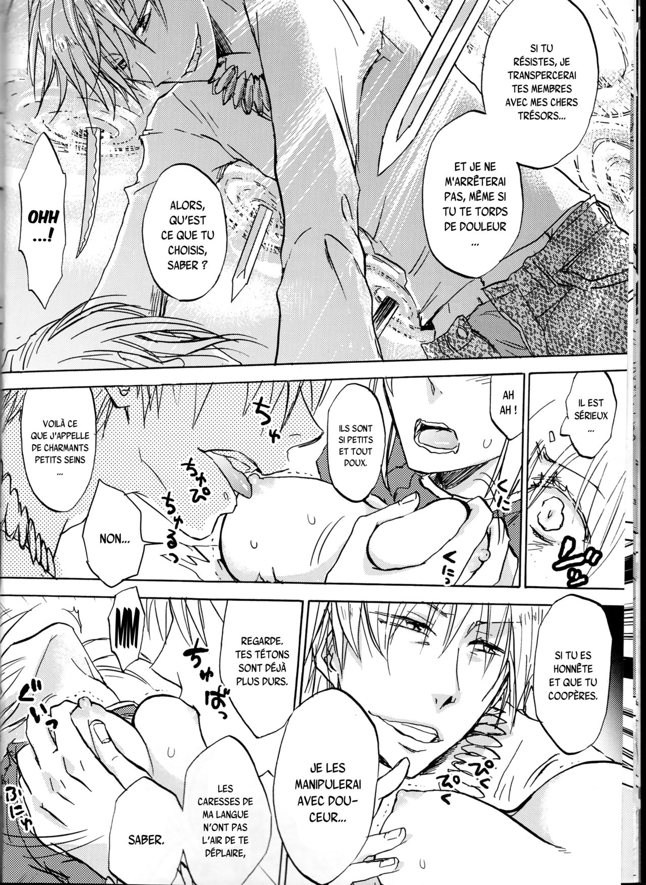 (Ou no Utsuwa) [OVERDOSE (Hashiba Yachi)] Kairaku no Za (Fate/Zero) [French] [SAXtrad] imagen número 11