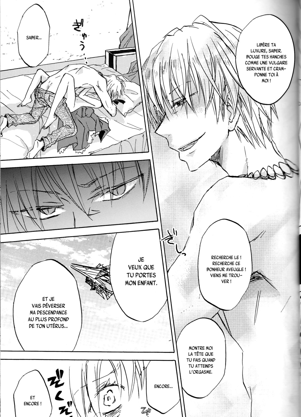 (Ou no Utsuwa) [OVERDOSE (Hashiba Yachi)] Kairaku no Za (Fate/Zero) [French] [SAXtrad] imagen número 18