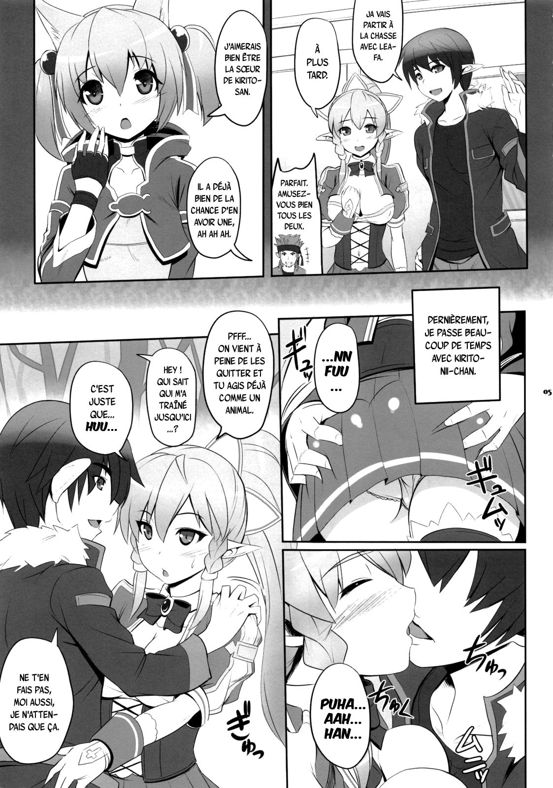 (SC60) [Primal Gym (Kawase Seiki)] Motto!SAOn (Sword Art Online) [French] {SAXtrad} imagen número 4