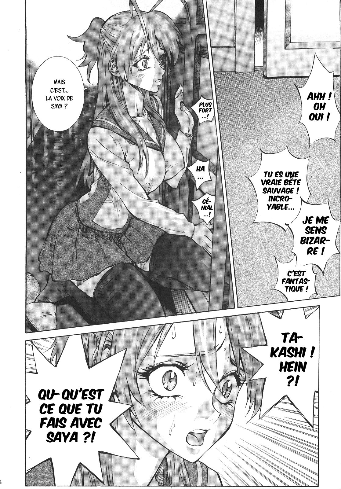 (C81) [Human High-Light Film (Shiosaba)] Saya Rei (Gakuen Mokushiroku Highschool of the Dead) [French] {SAXtrad} imagen número 13