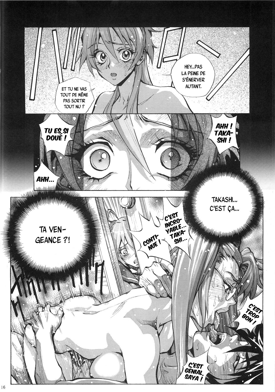 (C81) [Human High-Light Film (Shiosaba)] Saya Rei (Gakuen Mokushiroku Highschool of the Dead) [French] {SAXtrad} imagen número 15