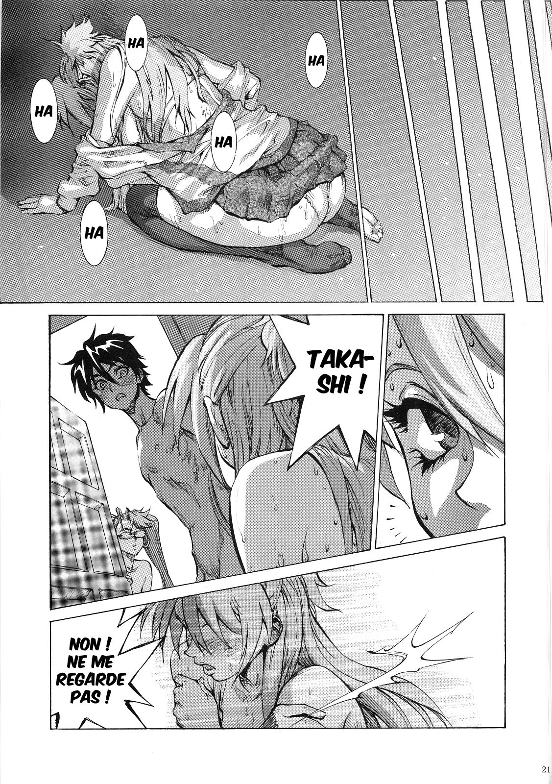 (C81) [Human High-Light Film (Shiosaba)] Saya Rei (Gakuen Mokushiroku Highschool of the Dead) [French] {SAXtrad} imagen número 20