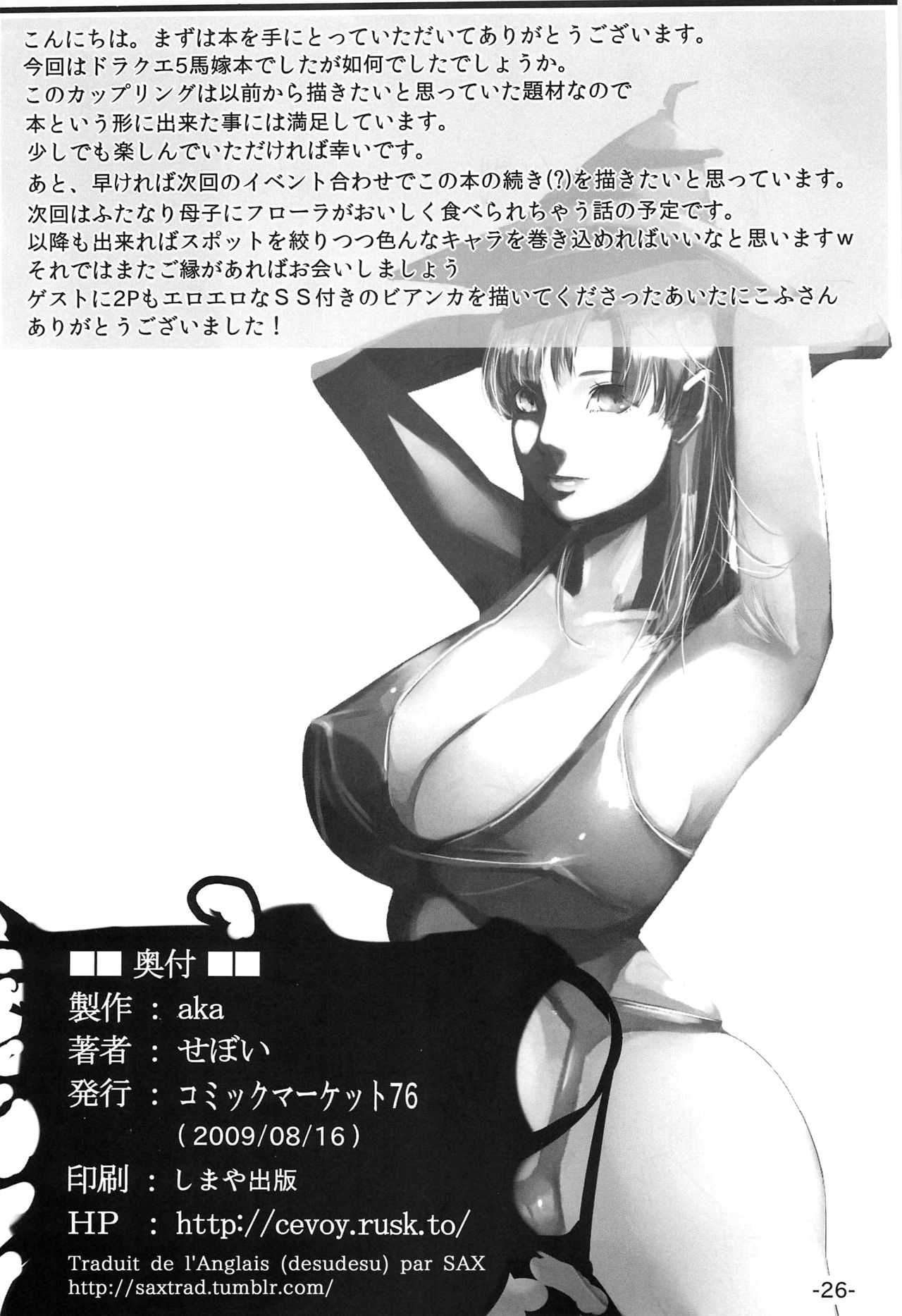 (C76) [aka (Cevoy)] allure (Dragon Quest V) [French] {SAXtrad} imagen número 25