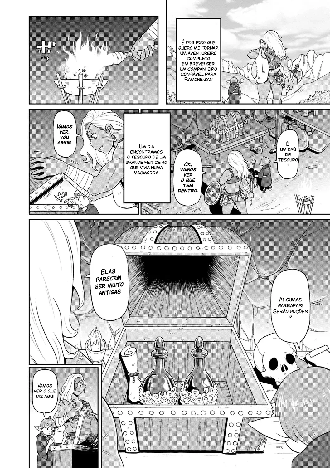 [John K. Pe-ta] Rekisen no Onna Senshi to Boku no Tabi 04| Minha viagem com uma guerreira veterana- Cap.4 [Portuguese-BR] [Decensored] [Digital] image number 8