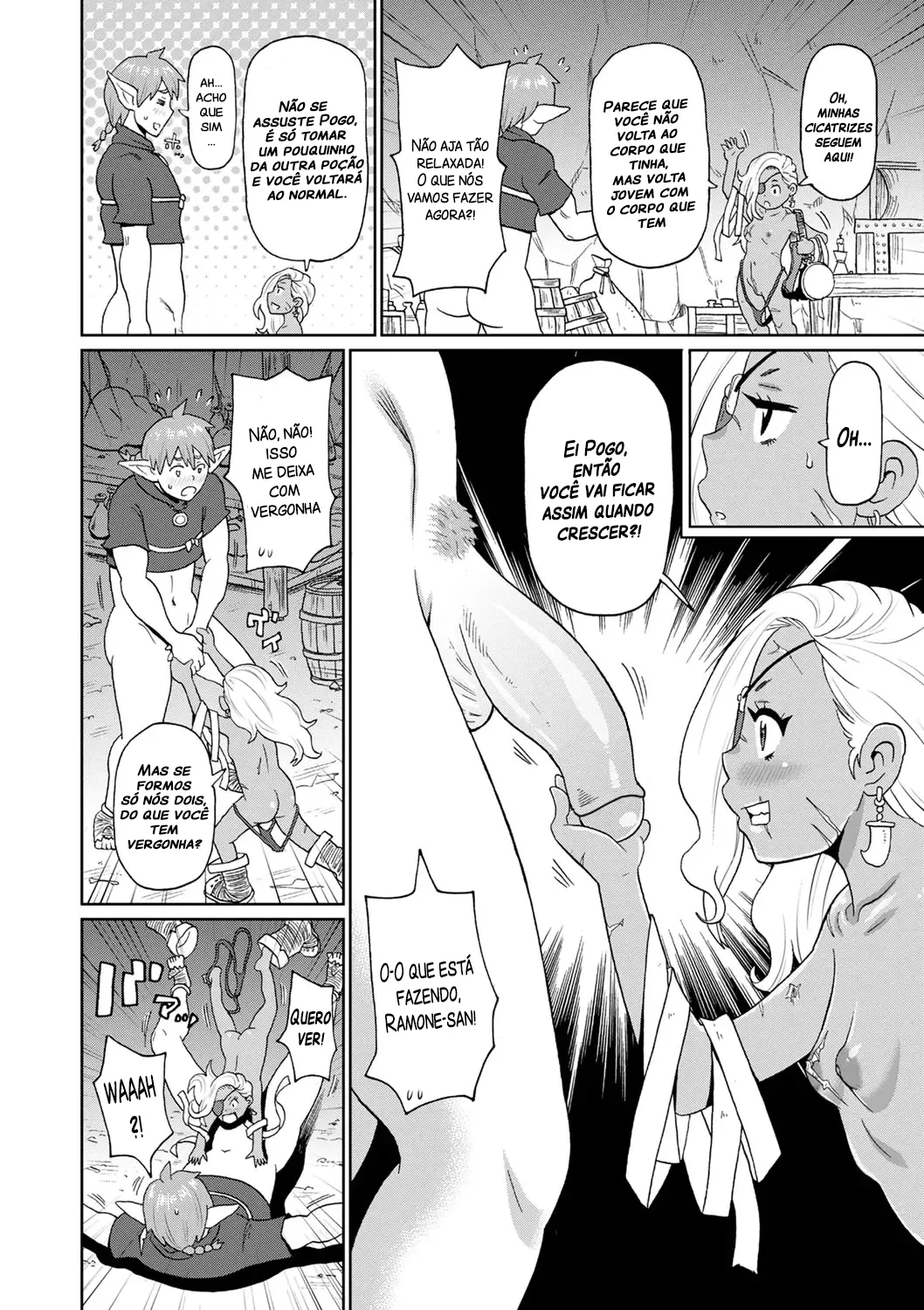 [John K. Pe-ta] Rekisen no Onna Senshi to Boku no Tabi 04| Minha viagem com uma guerreira veterana- Cap.4 [Portuguese-BR] [Decensored] [Digital] image number 12