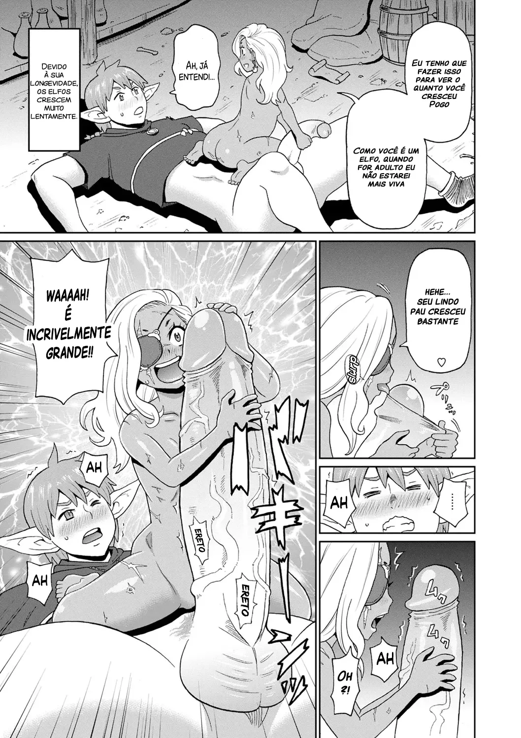 [John K. Pe-ta] Rekisen no Onna Senshi to Boku no Tabi 04| Minha viagem com uma guerreira veterana- Cap.4 [Portuguese-BR] [Decensored] [Digital] image number 13