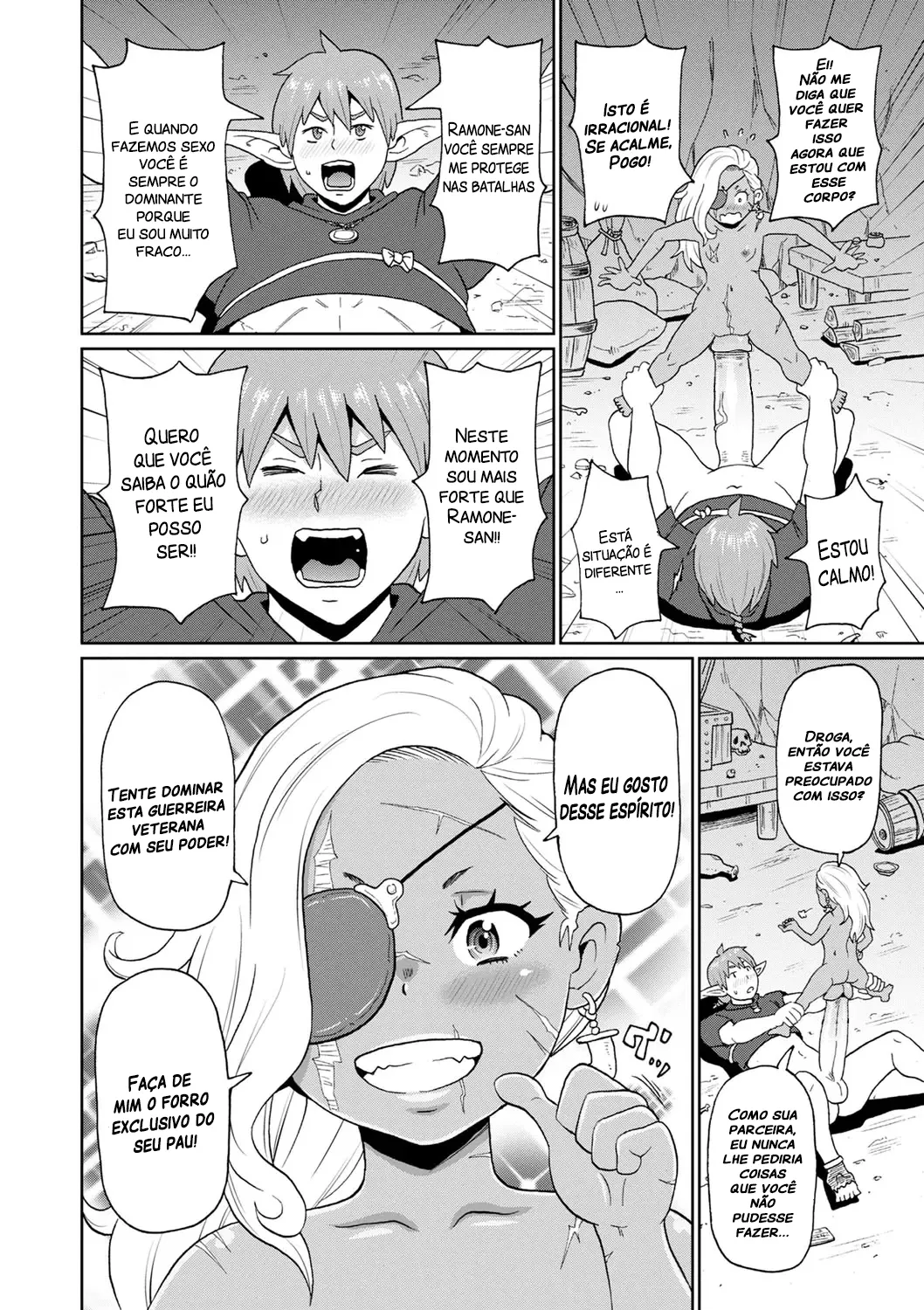 [John K. Pe-ta] Rekisen no Onna Senshi to Boku no Tabi 04| Minha viagem com uma guerreira veterana- Cap.4 [Portuguese-BR] [Decensored] [Digital] image number 16