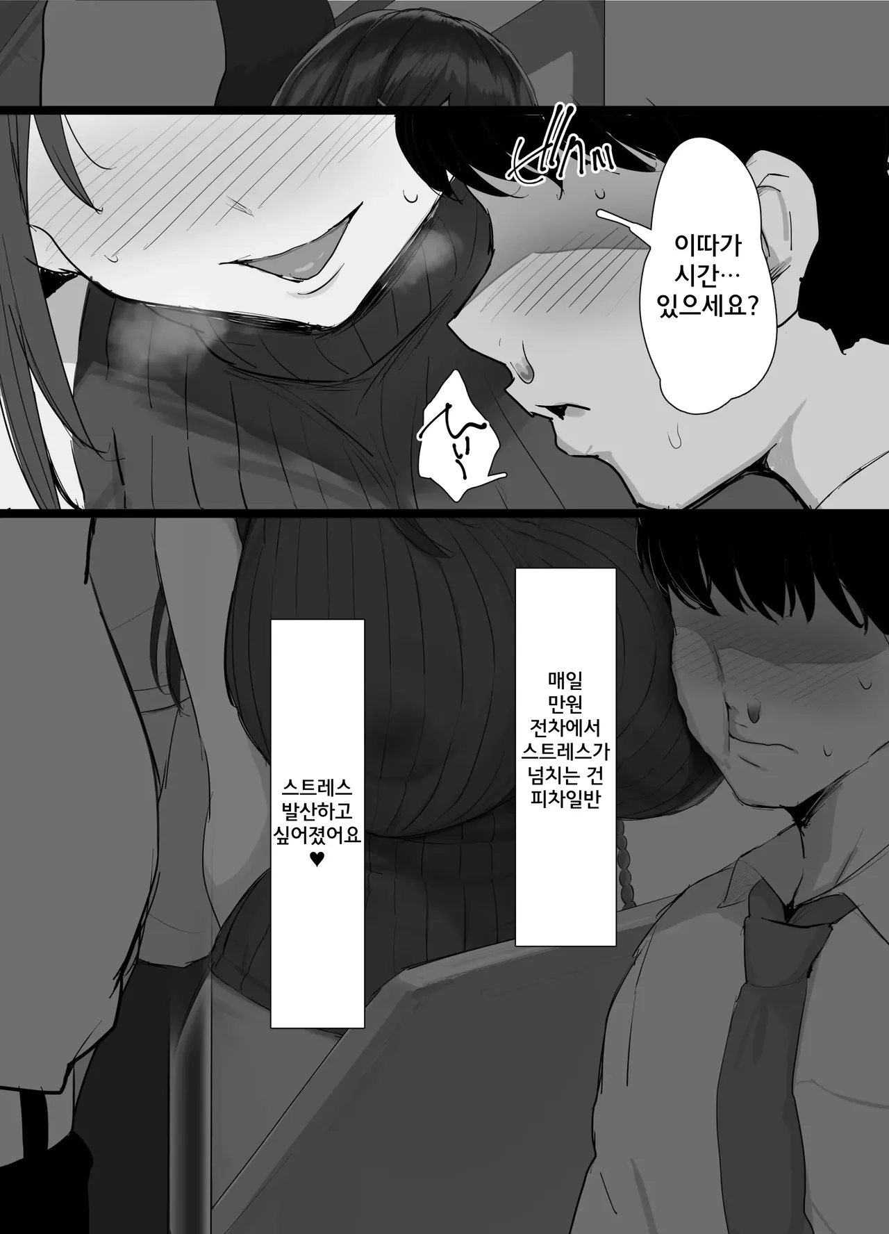 [Noripachi] Tsuukin densha chijo │ 통근전차치녀 [Korean] Bildnummer 2