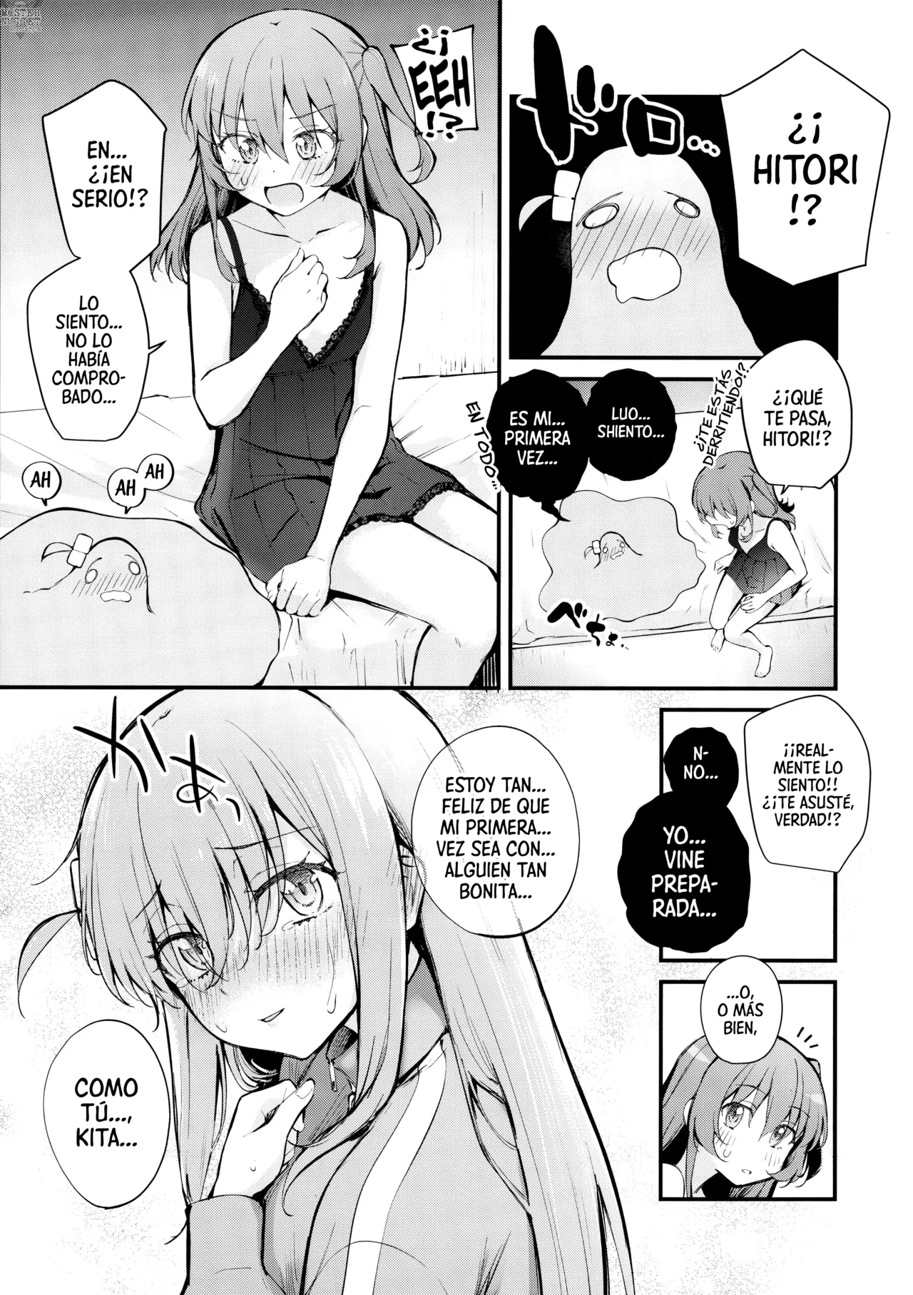 (Kessoku Rock! 10) [Kitaku Jikan (Kitaku)] Meguriai Tokyo ~Les Fuuzoku e Iku.~ | Encuentro En Tokio ~Yendo A Un Burdel Lésbico.~ (Bocchi the Rock!)  [Spanish] [Mister Nugget] изображение № 10