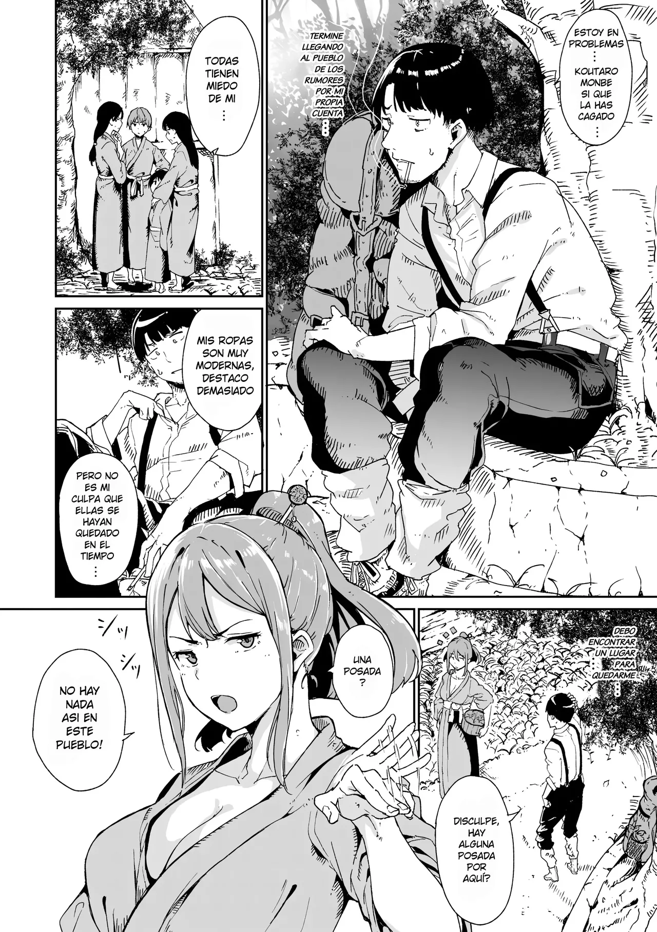 [Alp] Yamitsuki Mura【Dai Ichiyo】| El pueblo Oscuro【Noche 1】(Melty Limit) [Spanish] [Harenchi no Fansub] [Decensored] [Digital] numero di immagine  2