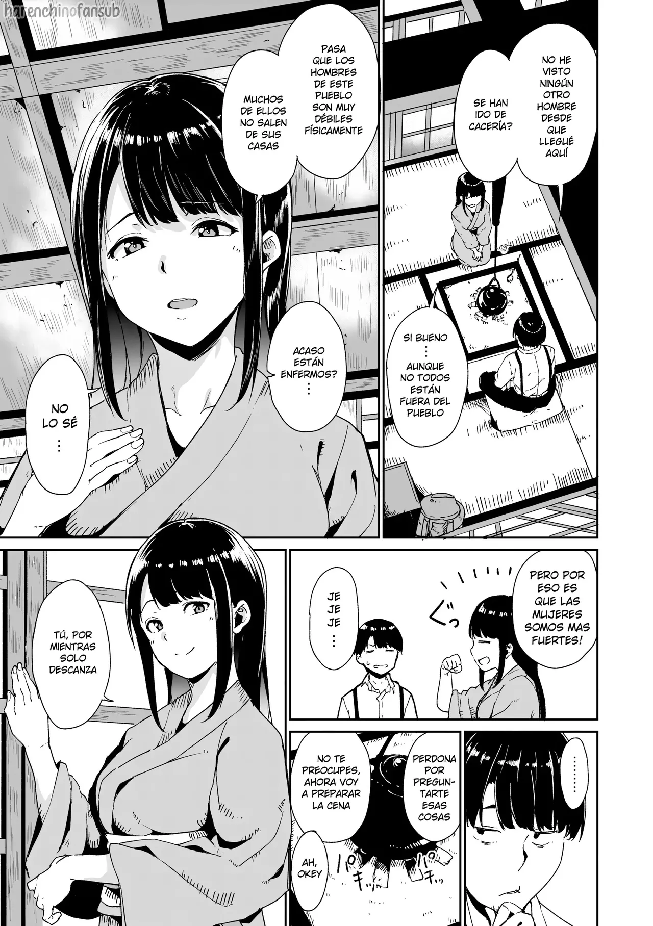 [Alp] Yamitsuki Mura【Dai Ichiyo】| El pueblo Oscuro【Noche 1】(Melty Limit) [Spanish] [Harenchi no Fansub] [Decensored] [Digital] numero di immagine  5