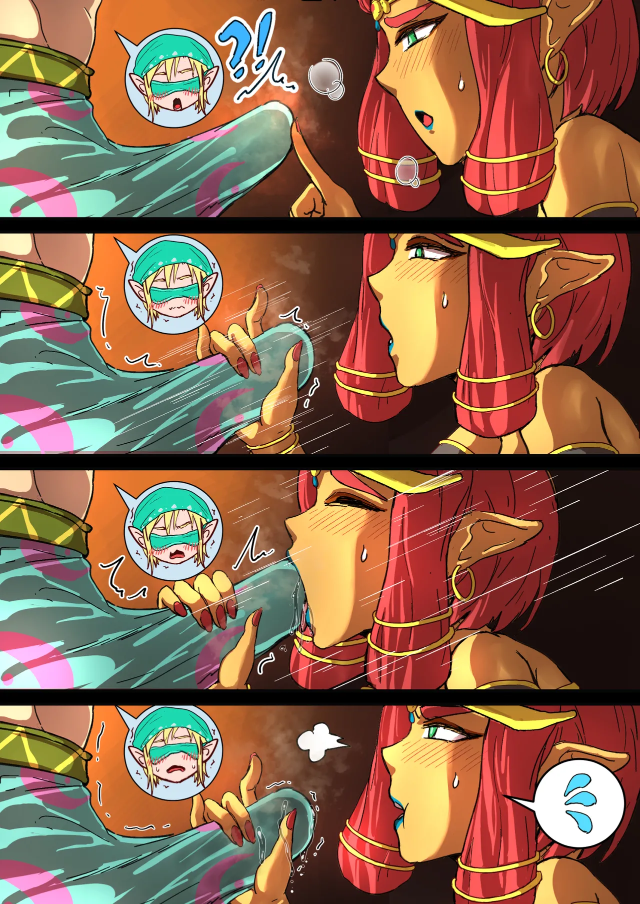 [pz-x] The Legend of Zelda - Riju's Dungeon Date (Breath of the Wild) numero di immagine  11