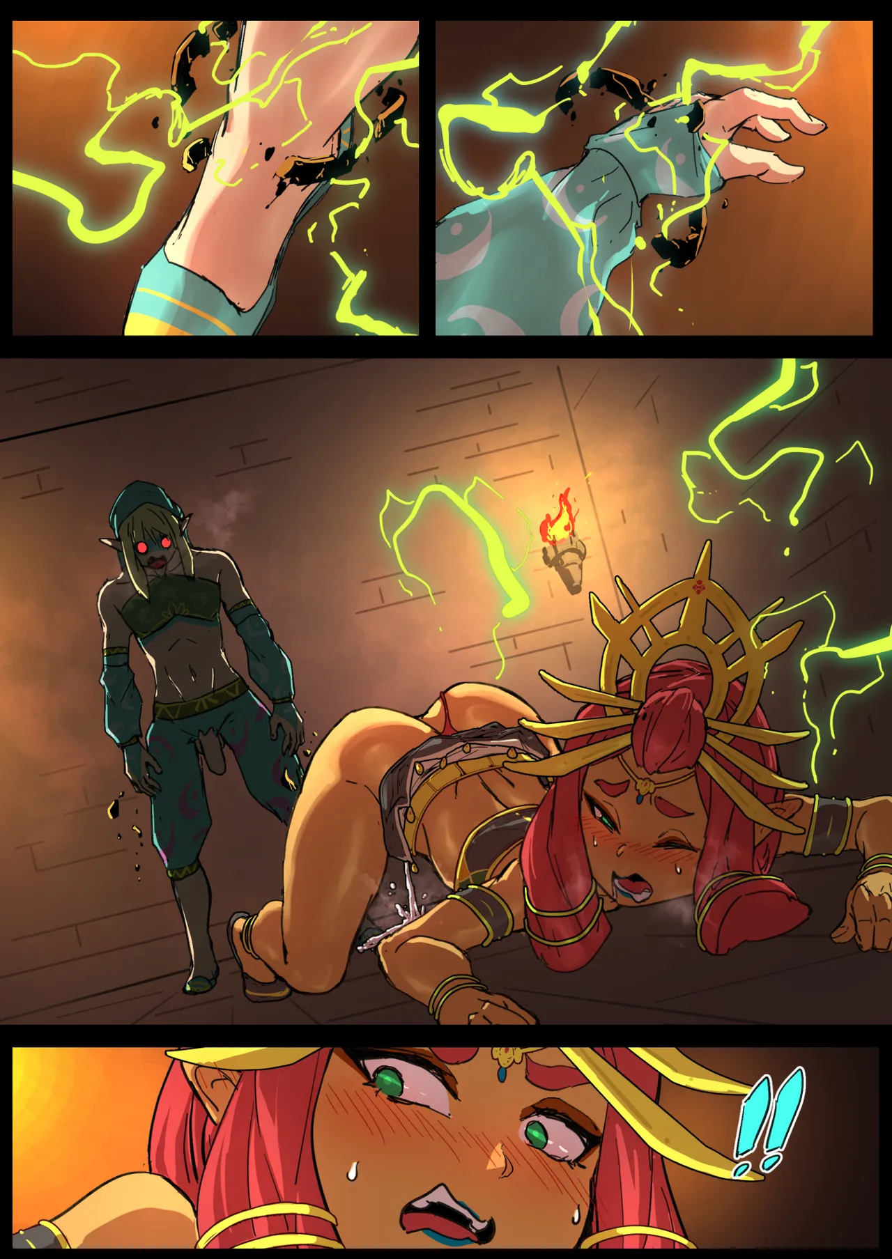 [pz-x] The Legend of Zelda - Riju's Dungeon Date (Breath of the Wild) numero di immagine  16