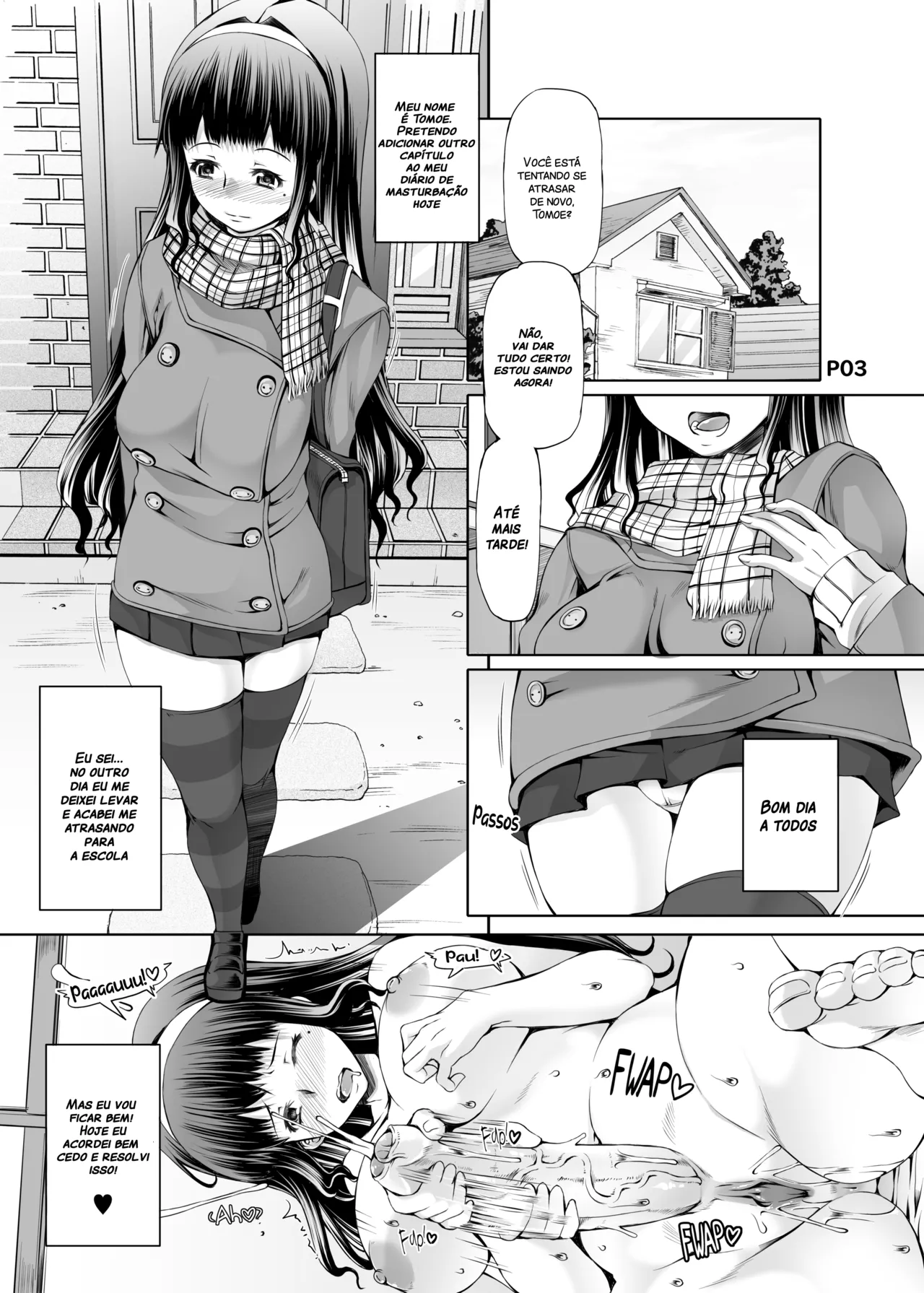 [Doronuma Kyoudai (RED-RUM)] Futa Ona Dai Ni Shou | A Certain Futanari Girl's Masturbation Diary Ch.2: FutaOna 2 [Portuguese-BR] [2d-market.com] [Decensored] [Digital] imagen número 4