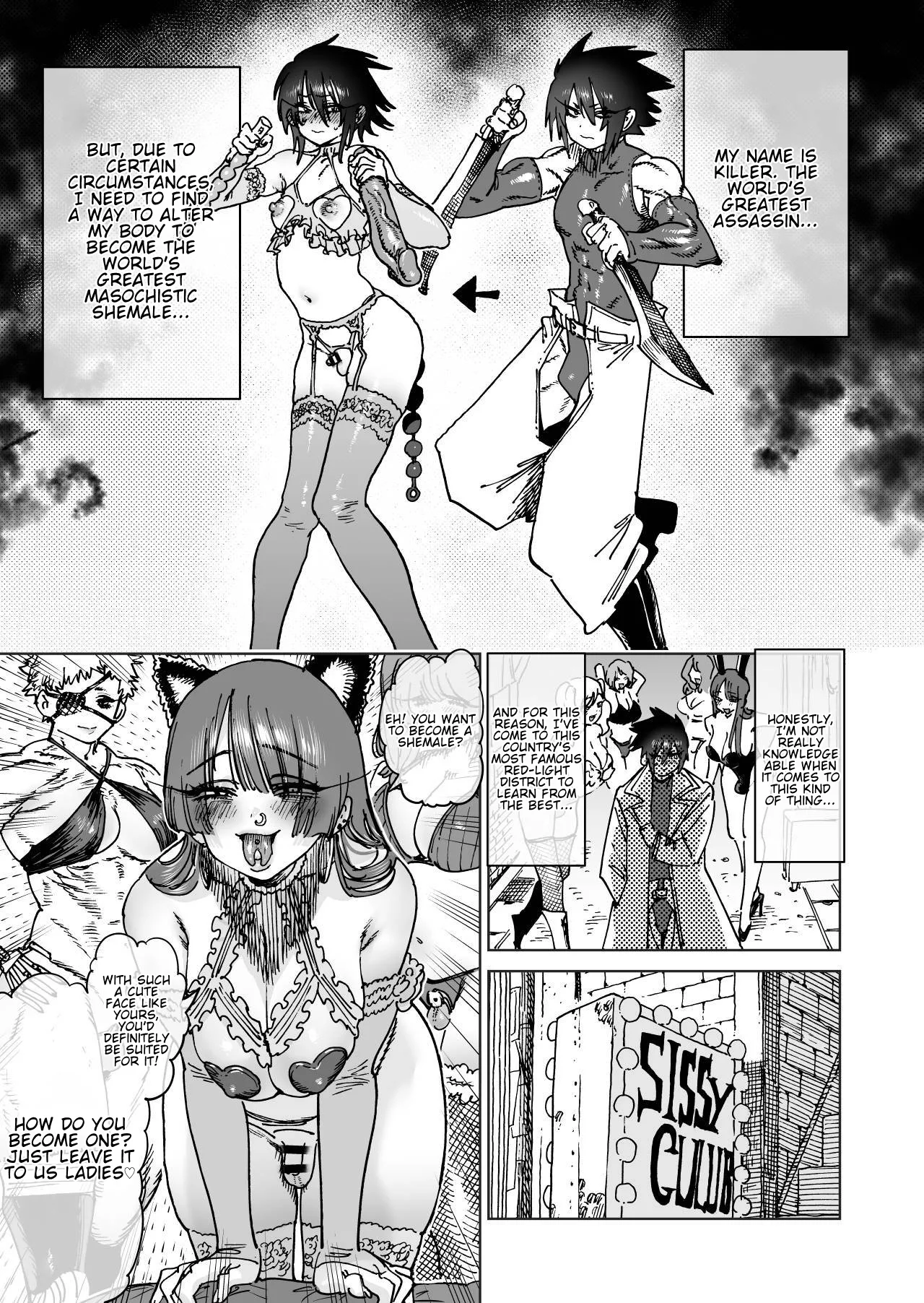[Horieros no Ouchi (Horieros)]The World's Strongest Assassin Self-Feminization 画像番号 7