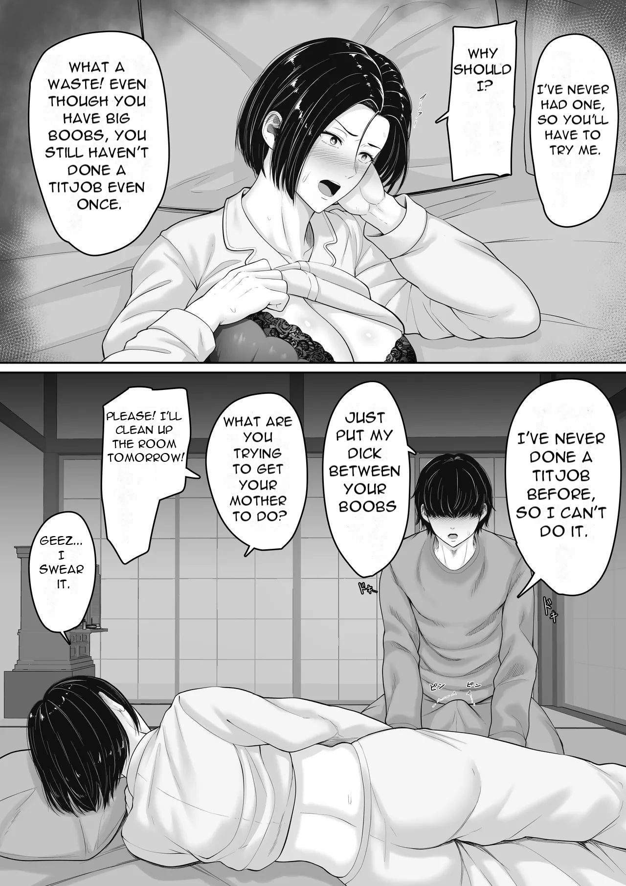 [Kuruto] Kimottama Kaa-chan to Kenka Bakari no Neet no Ore ga Kaa-san ni Nakadashi shite kara Nakayoku natta Hanashi - A story about How I, A NEET Who Always Fought with My Gutsy Mother, [English][DarklordMTLs] image number 12