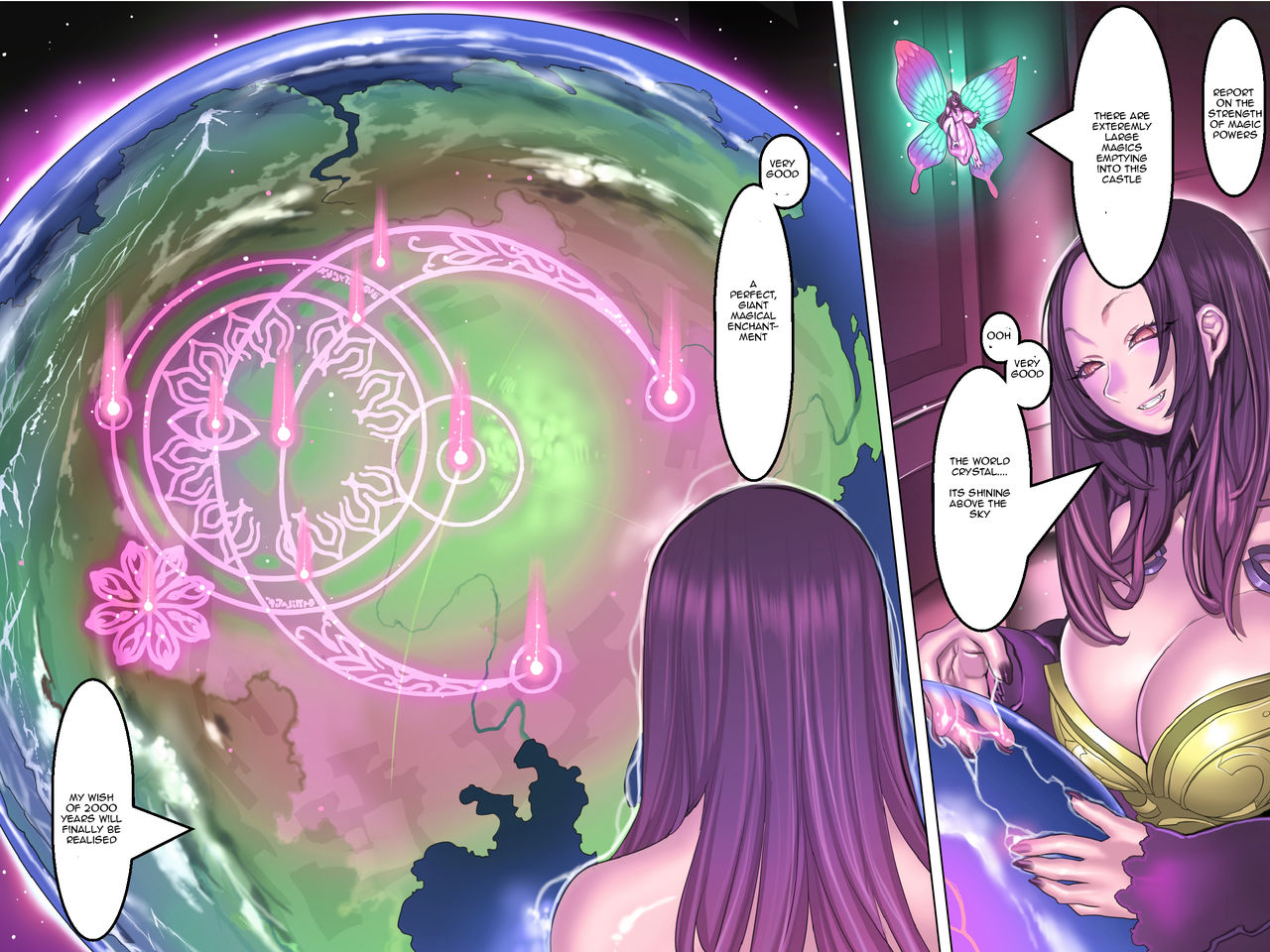 [pinkjoe] Black Witch Ecstasy 2 - Kuromajo no Koukotsu 2 Chapter 3,4 [Eng] image number 21