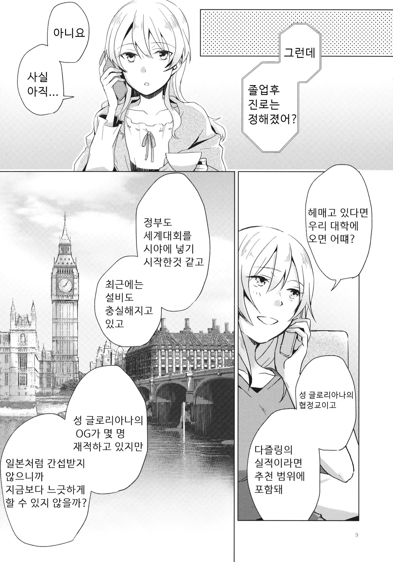 (C94) [ARCADIA (Yuhi)] Over Time | 오버 타임 (Girls und Panzer) [Korean] image number 8