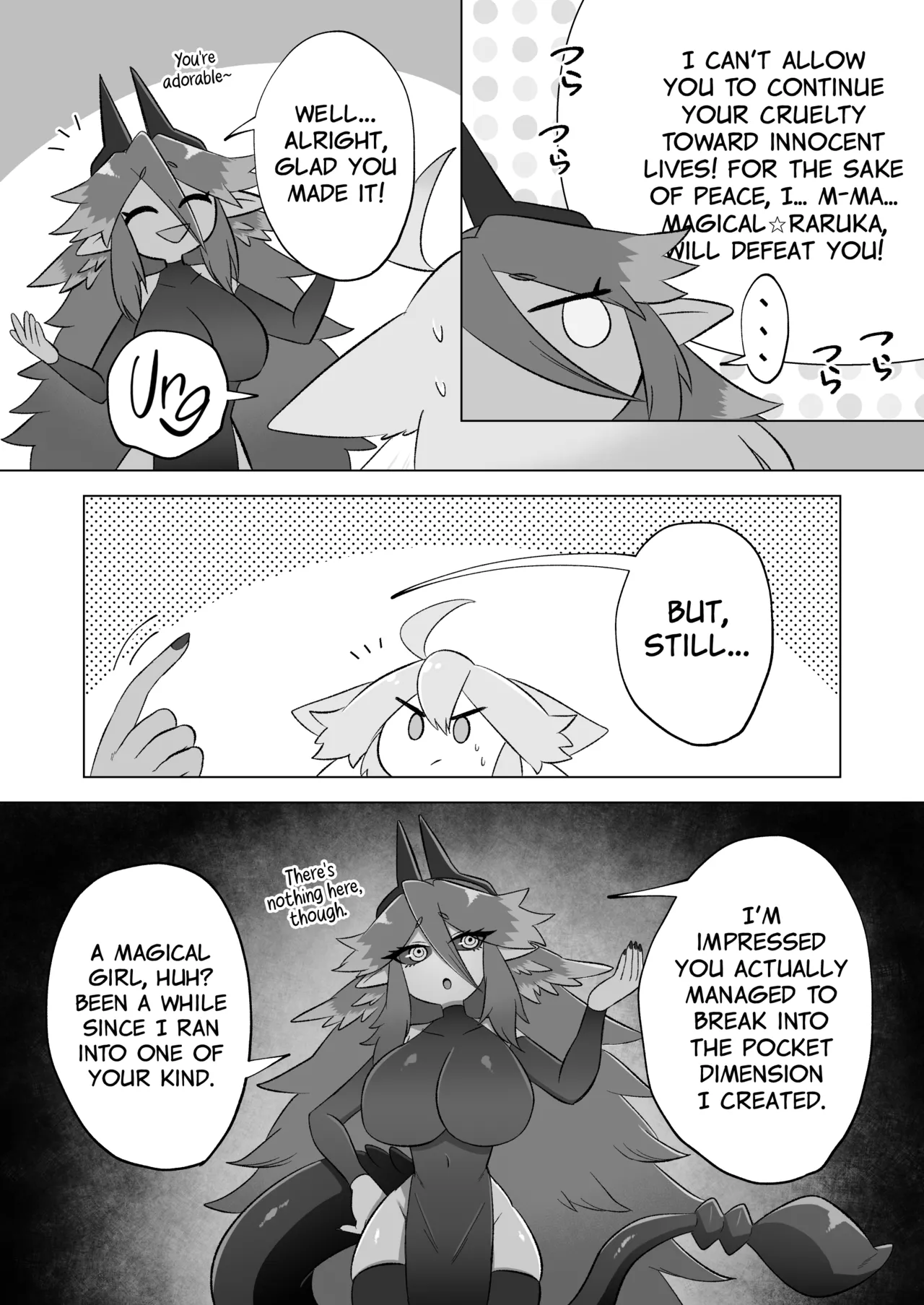 [Moto no Hondana (Moto)] Mahou Shoujo wa Shokushu to Futanari Inma ni Ochiteiku [Project Valvrein] imagen número 5